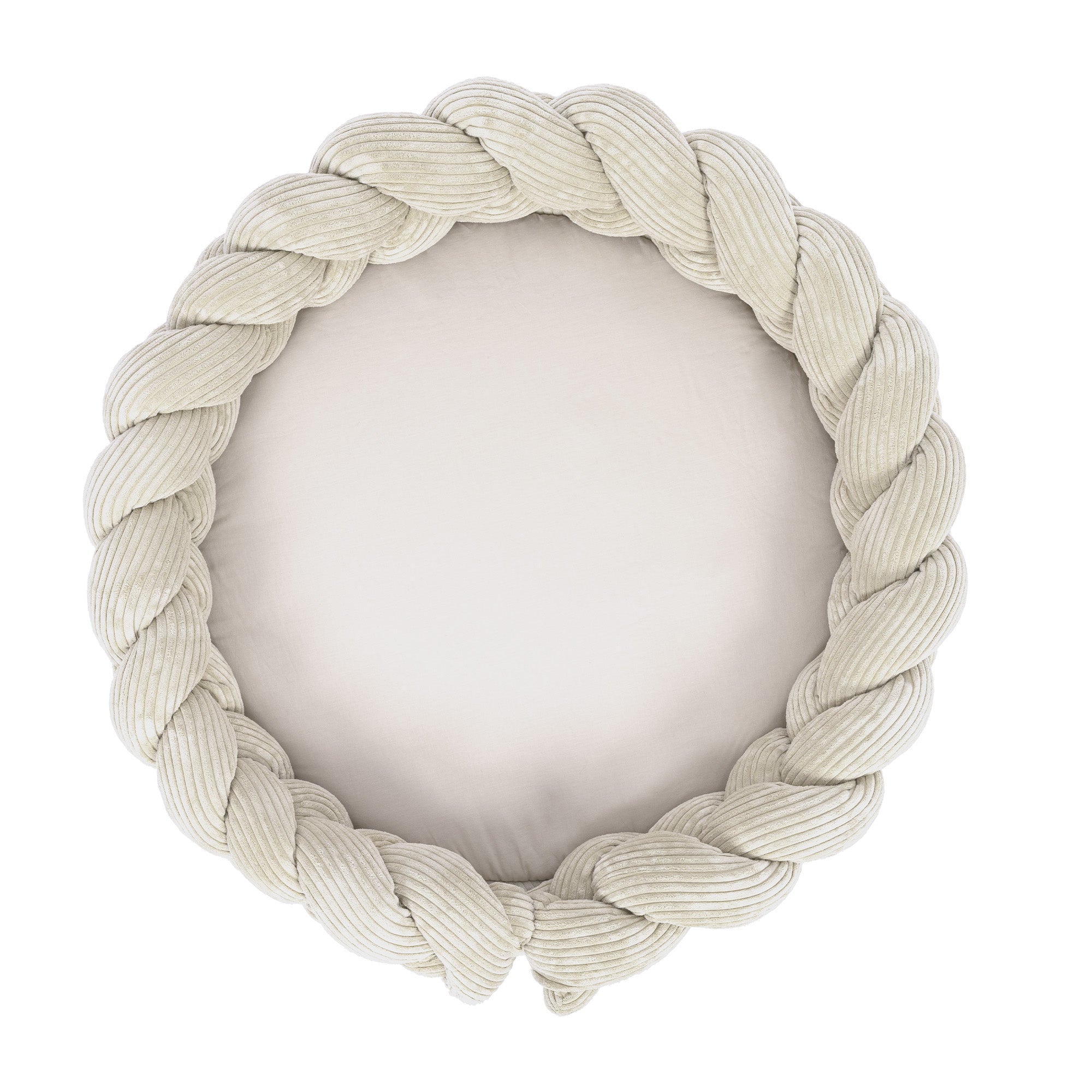 Aesthetic Baby Play Mat with Braided Bumper