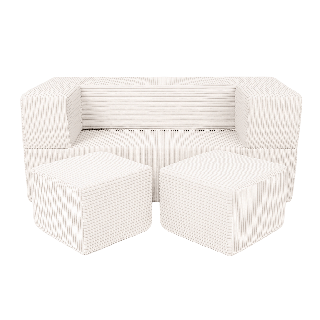 Meowbaby Aesthetic Cube Sofa – Modułowa Sofa Dla Dzieci | 4 Elementy