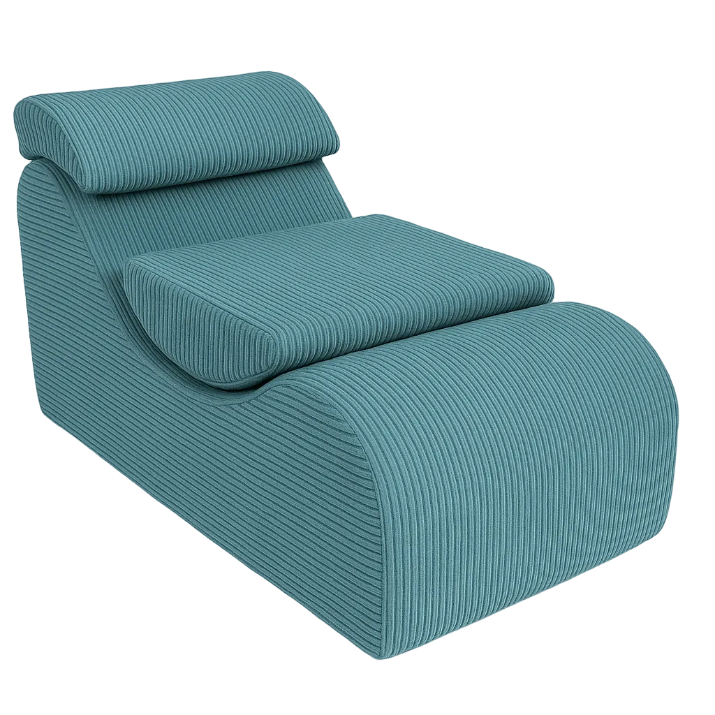 Meowbaby Aesthetic Wave Lounger - Wygodny Fotel dla Dzieci