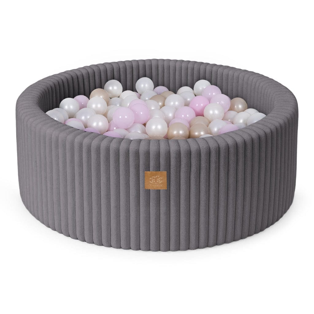 Meowbaby Basen z Kulkami dla Dziecka - Piłki do Wyboru | Jurassic Grey | Churros