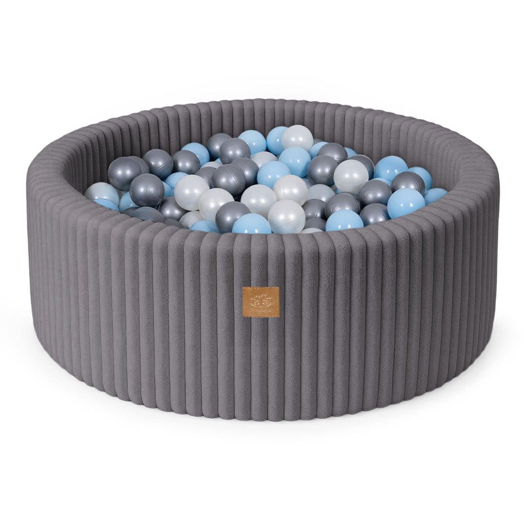 Meowbaby Basen z Kulkami dla Dziecka - Piłki do Wyboru | Jurassic Grey | Churros