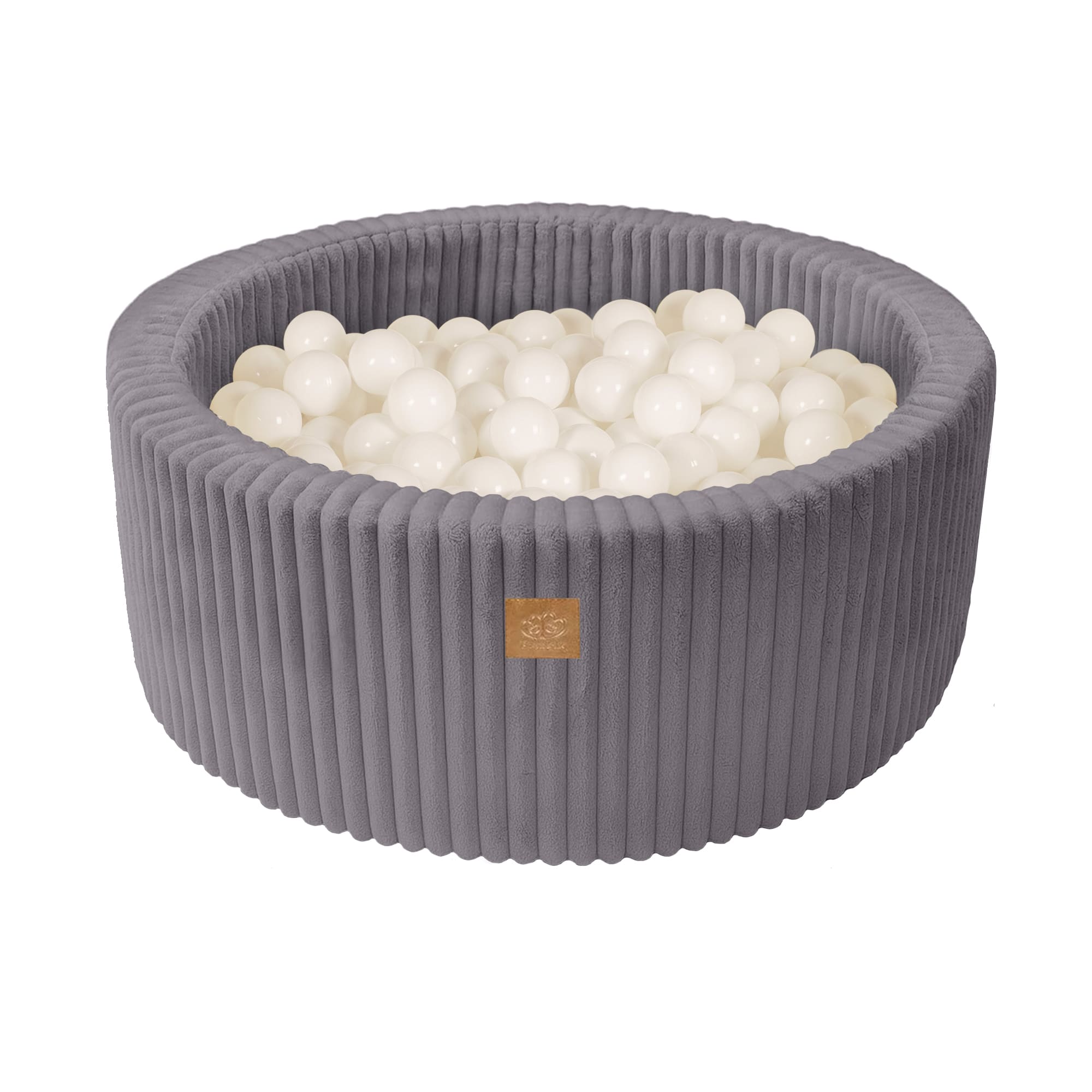 Meowbaby Basen z Kulkami dla Dziecka - Piłki do Wyboru | Jurassic Grey | Churros