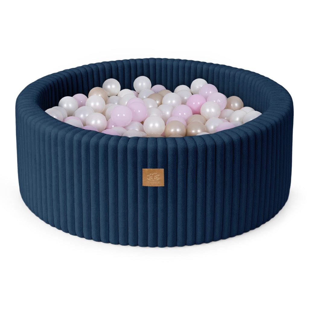 Meowbaby Basen z Kulkami dla Dziecka - Piłki do Wyboru | Midnight Blue | Churros