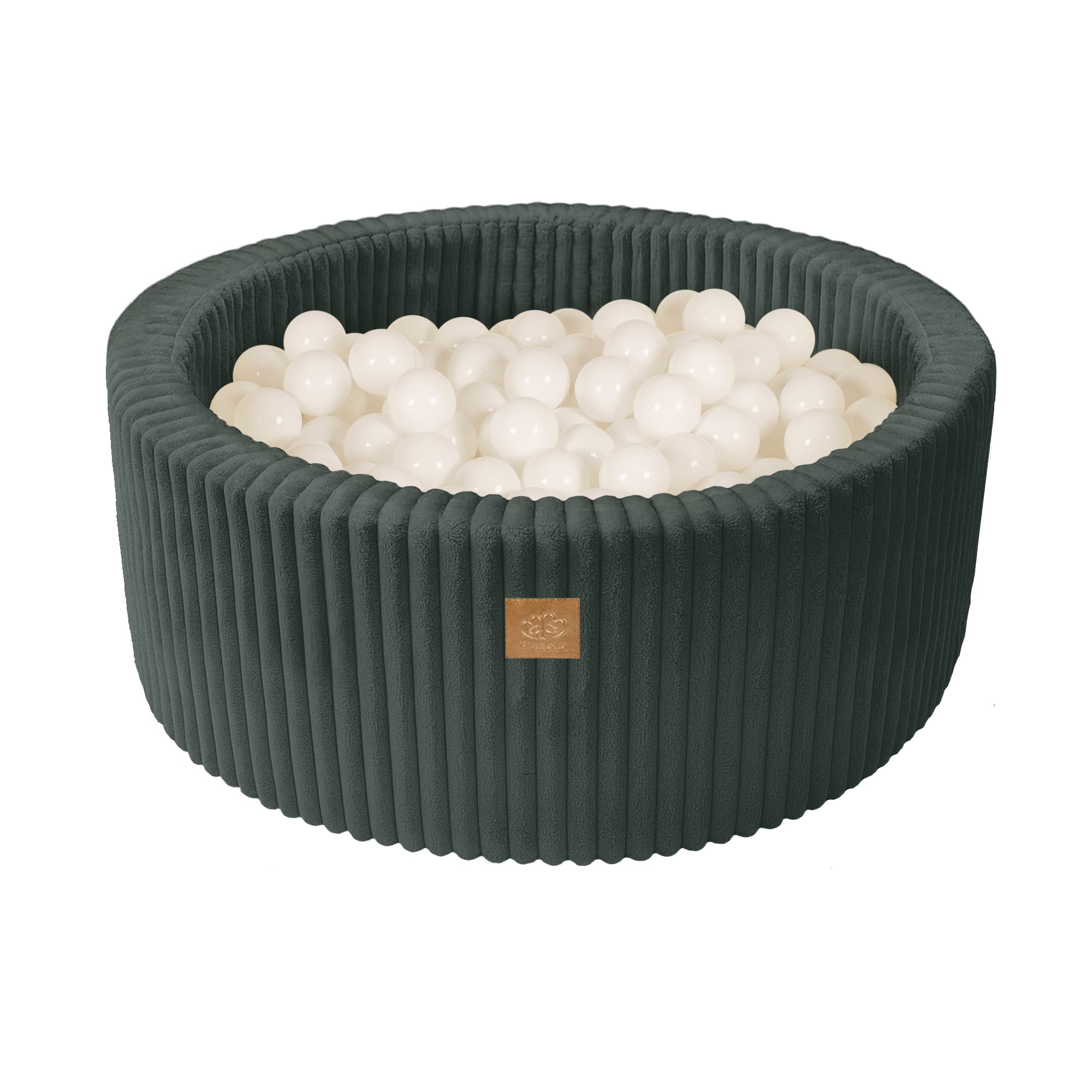 Meowbaby Basen z Kulkami dla Dziecka - Piłki do Wyboru | Pine Forest Green | Churros