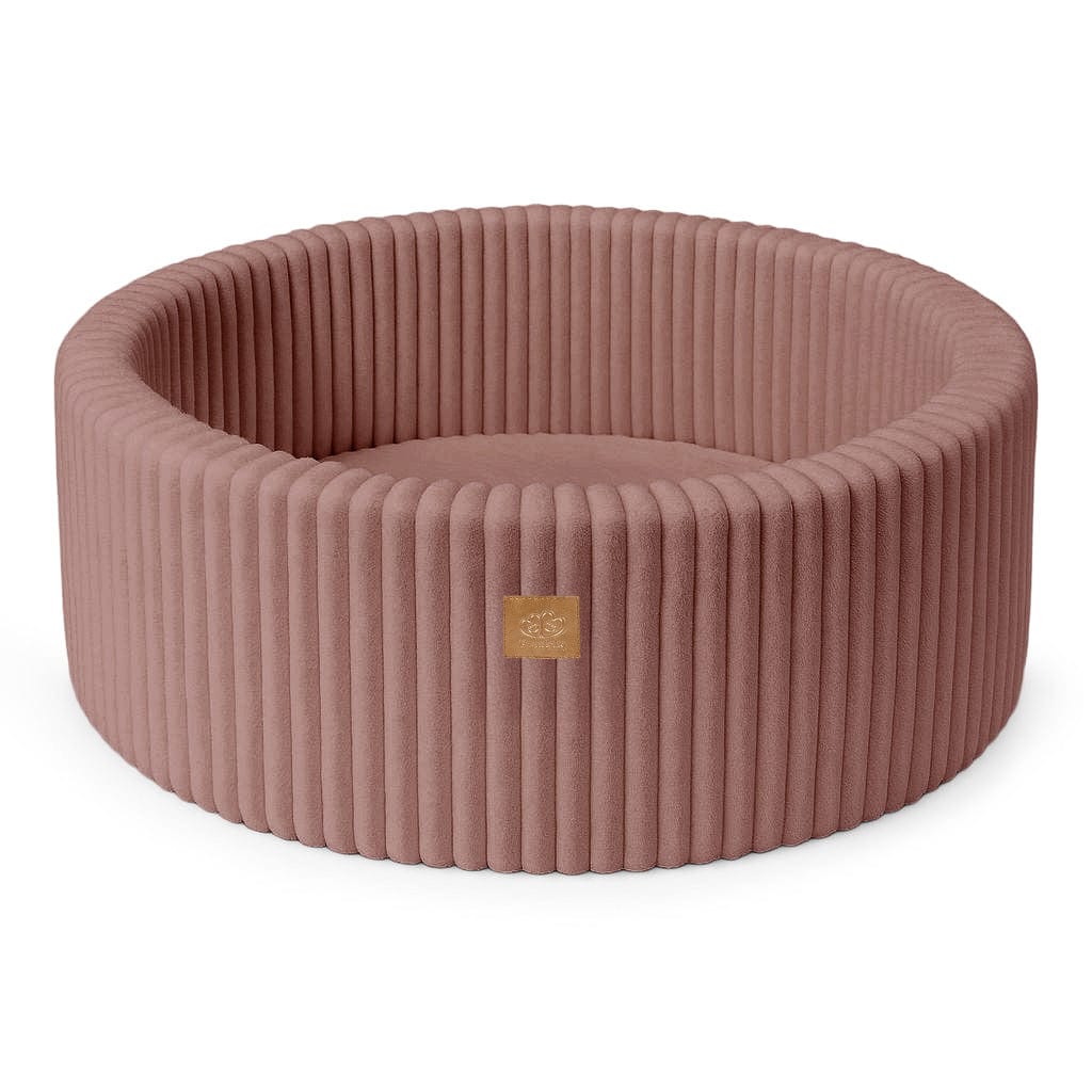 Meowbaby Basen z Kulkami dla Dziecka - Piłki do Wyboru | Ruby Chocolate Pink | Churros