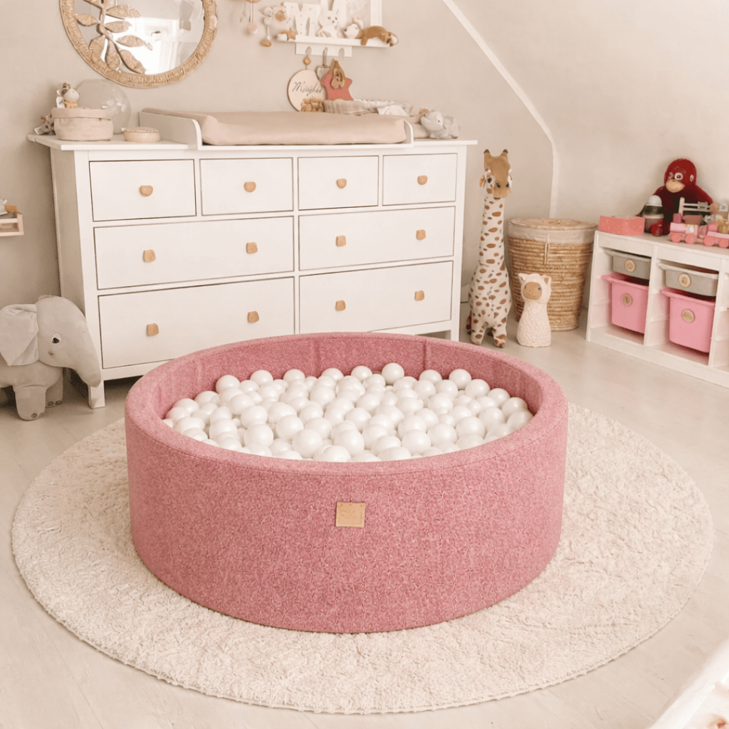Meowbaby Basen z Kulkami dla Dziecka - Różowy | Boucle