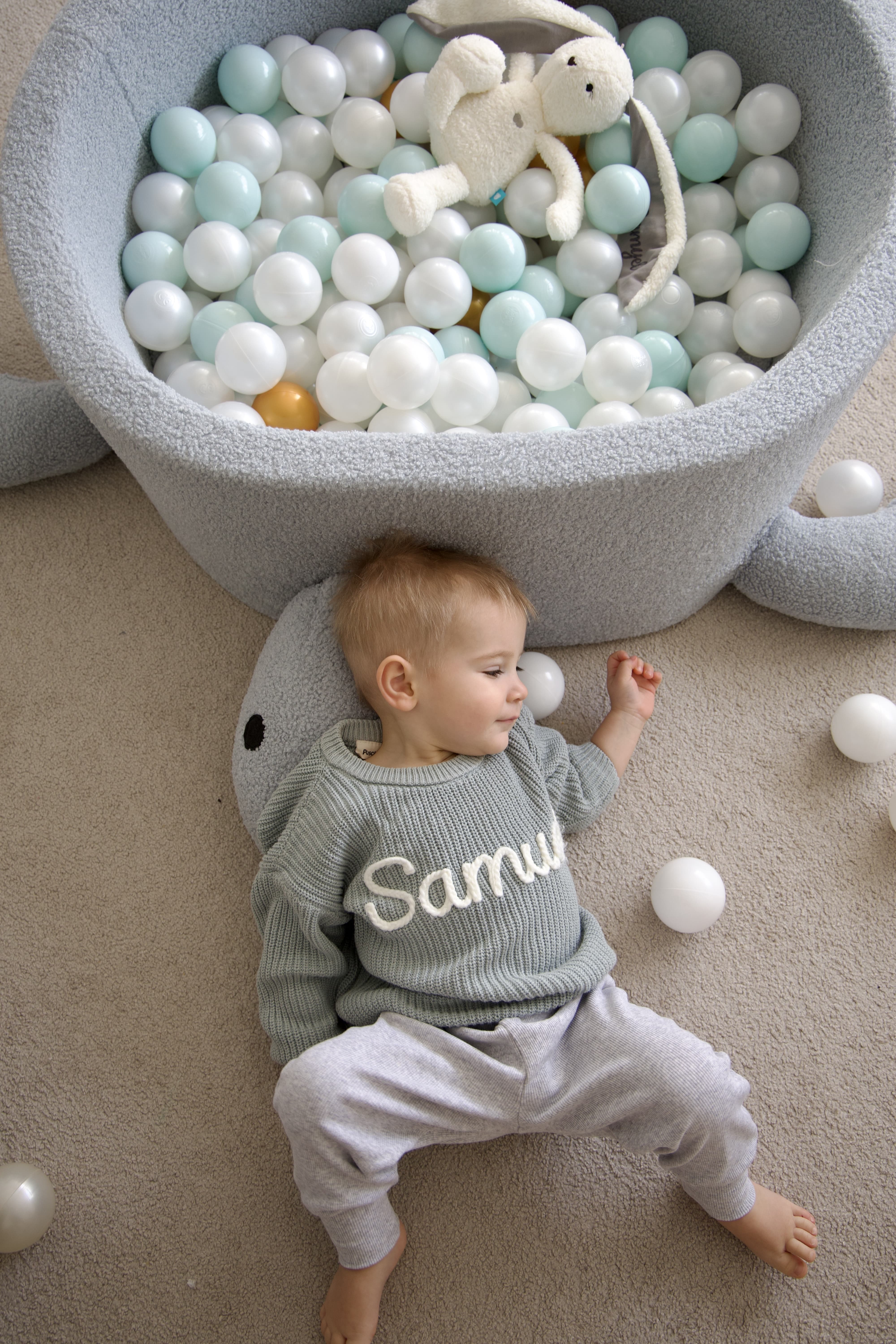 Meowbaby Basen z Kulkami dla Dziecka - Żółw | Small Teddy