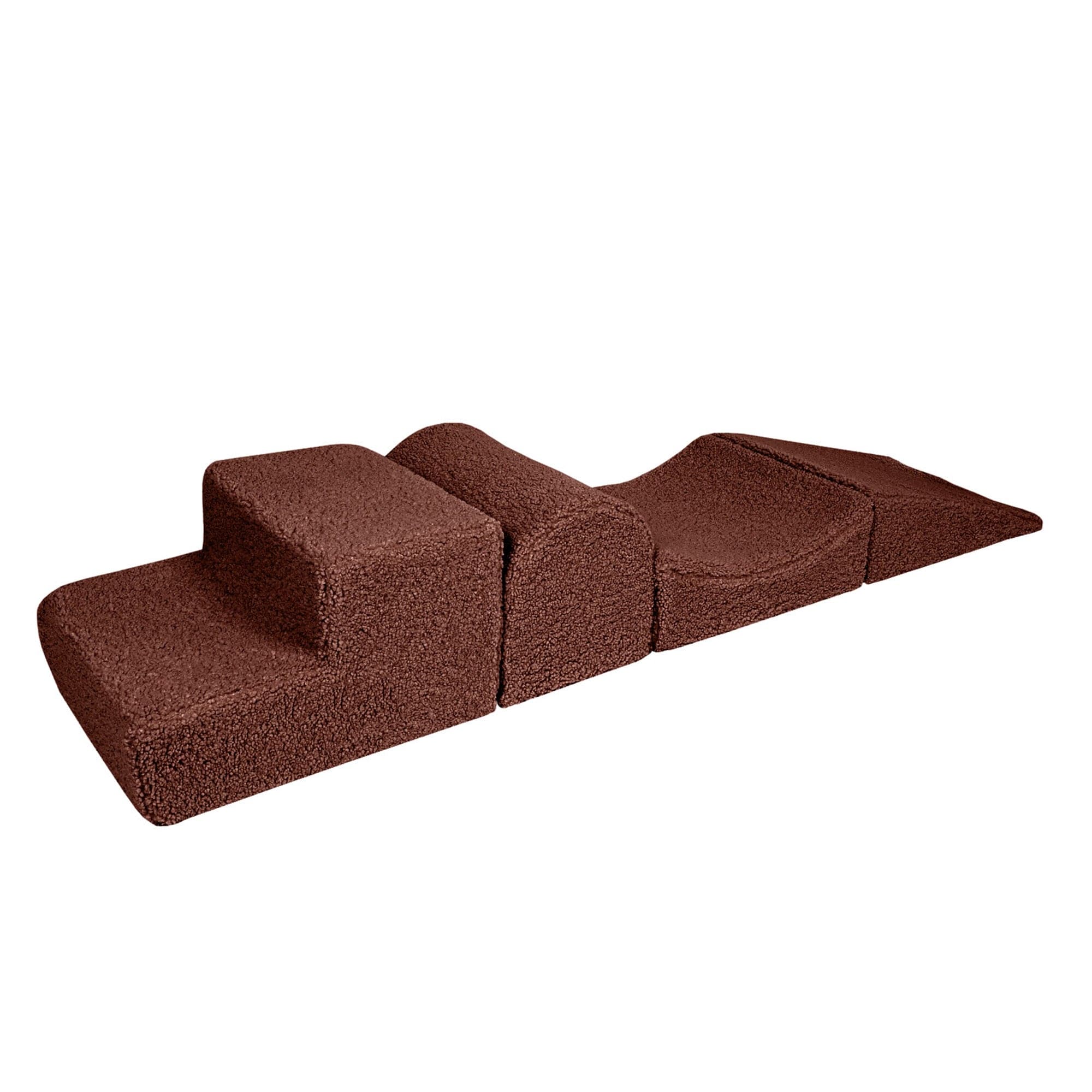 Meowbaby Bearly Kids Foam Climbing Blocks - Baby Soft Play Set | 4 Elements