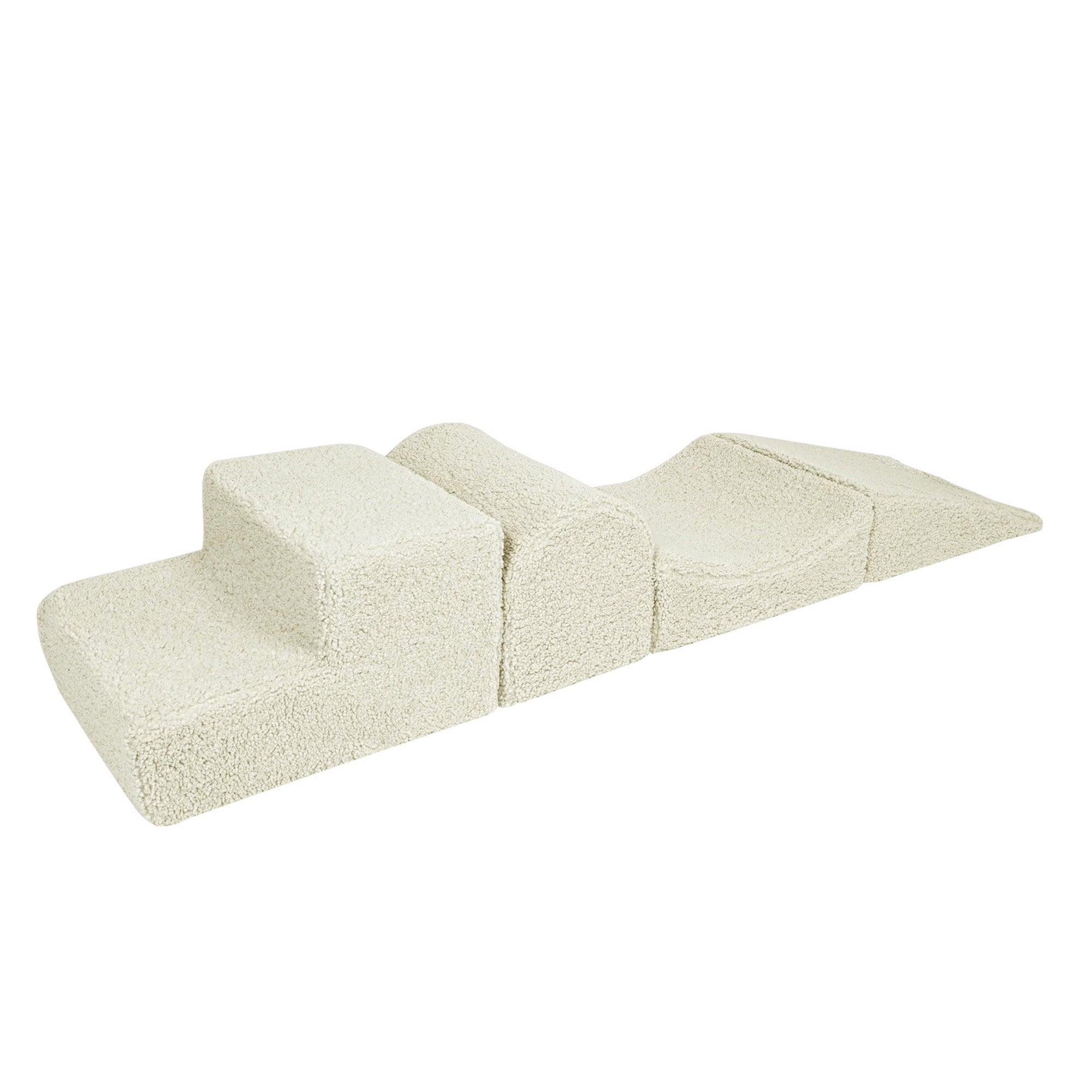 Meowbaby Bearly Kids Foam Climbing Blocks - Baby Soft Play Set | 4 Elements