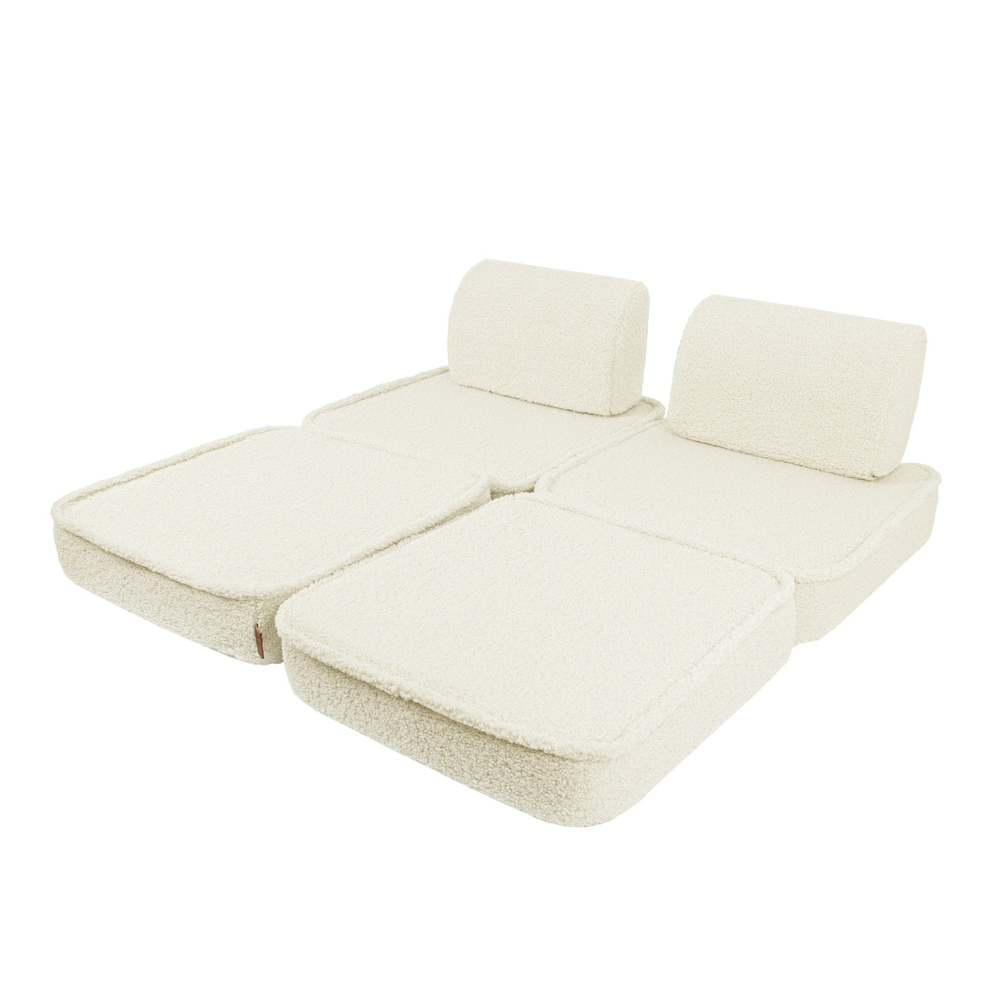 Meowbaby Bearly Sofa Basic – Modular Kids Play Sofa Bed | 4 Pieces