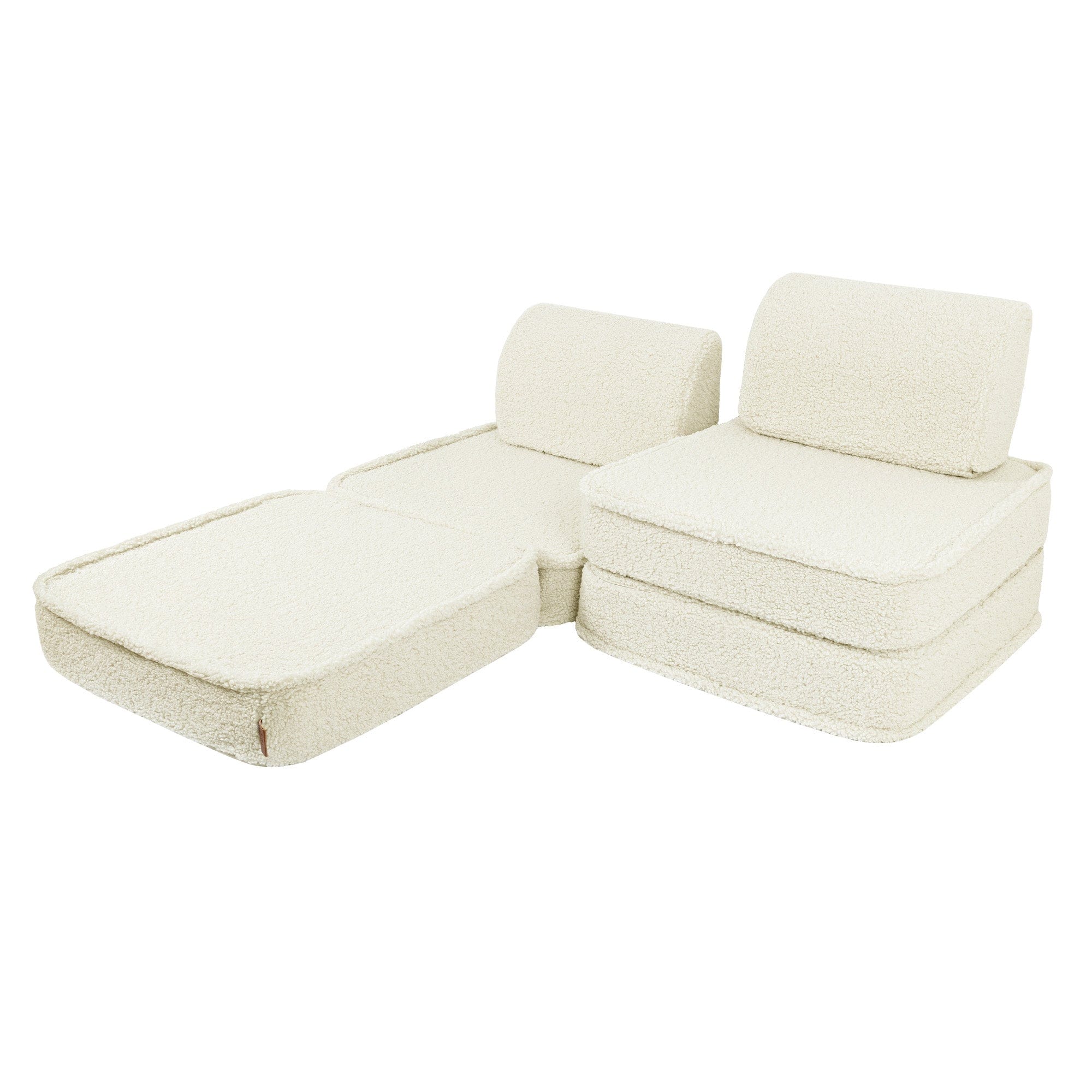 Meowbaby Bearly Sofa Basic – Modular Kids Play Sofa Bed | 4 Pieces