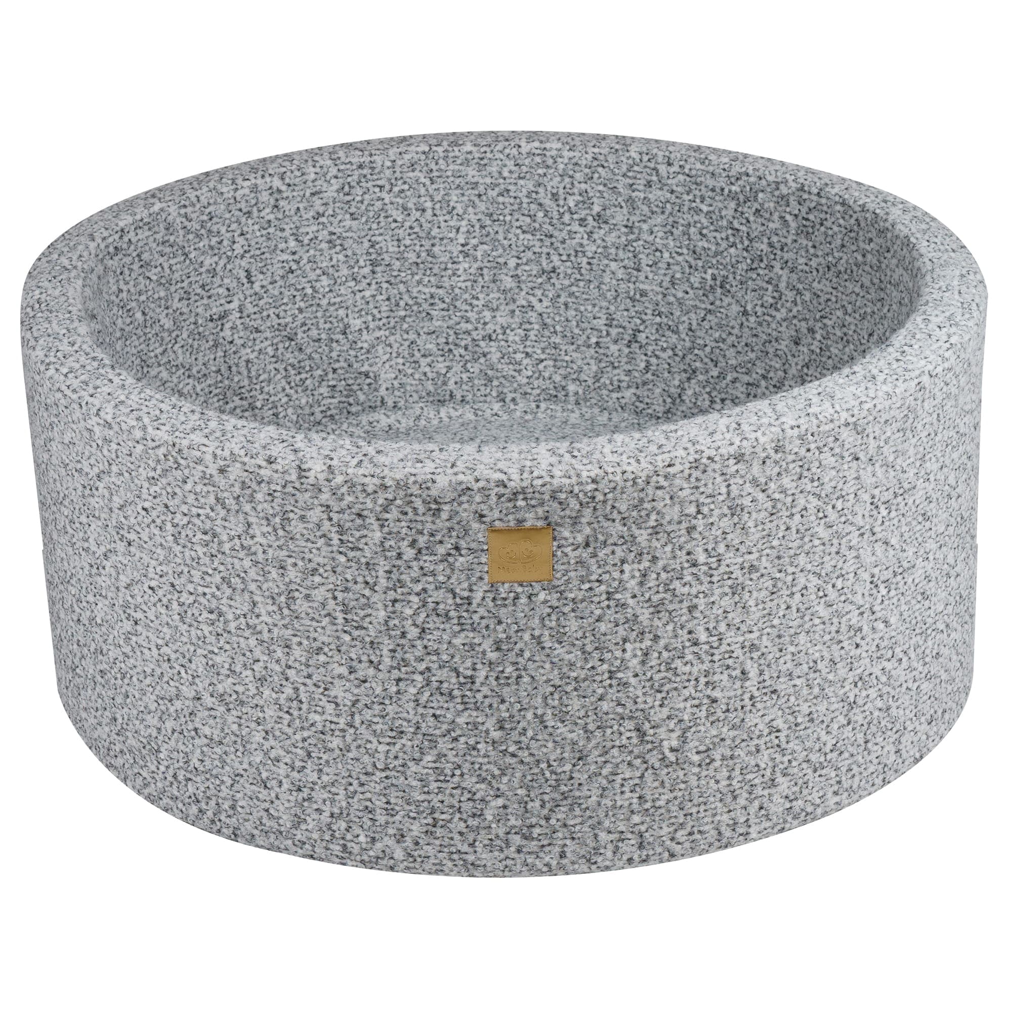 Meowbaby Boucle Foam Baby Ball Pit Grey Melange