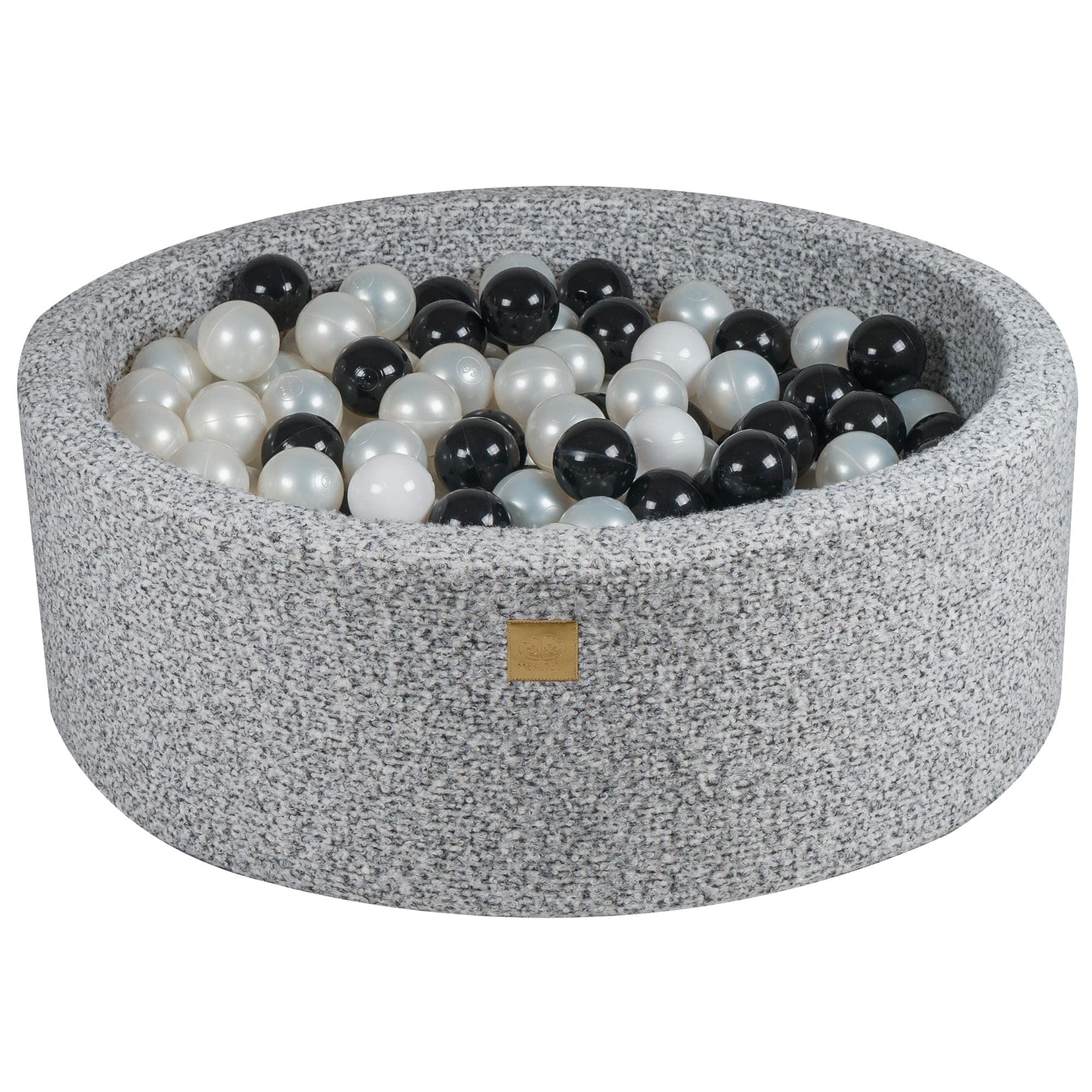 Meowbaby Boucle Foam Baby Ball Pit Grey Melange