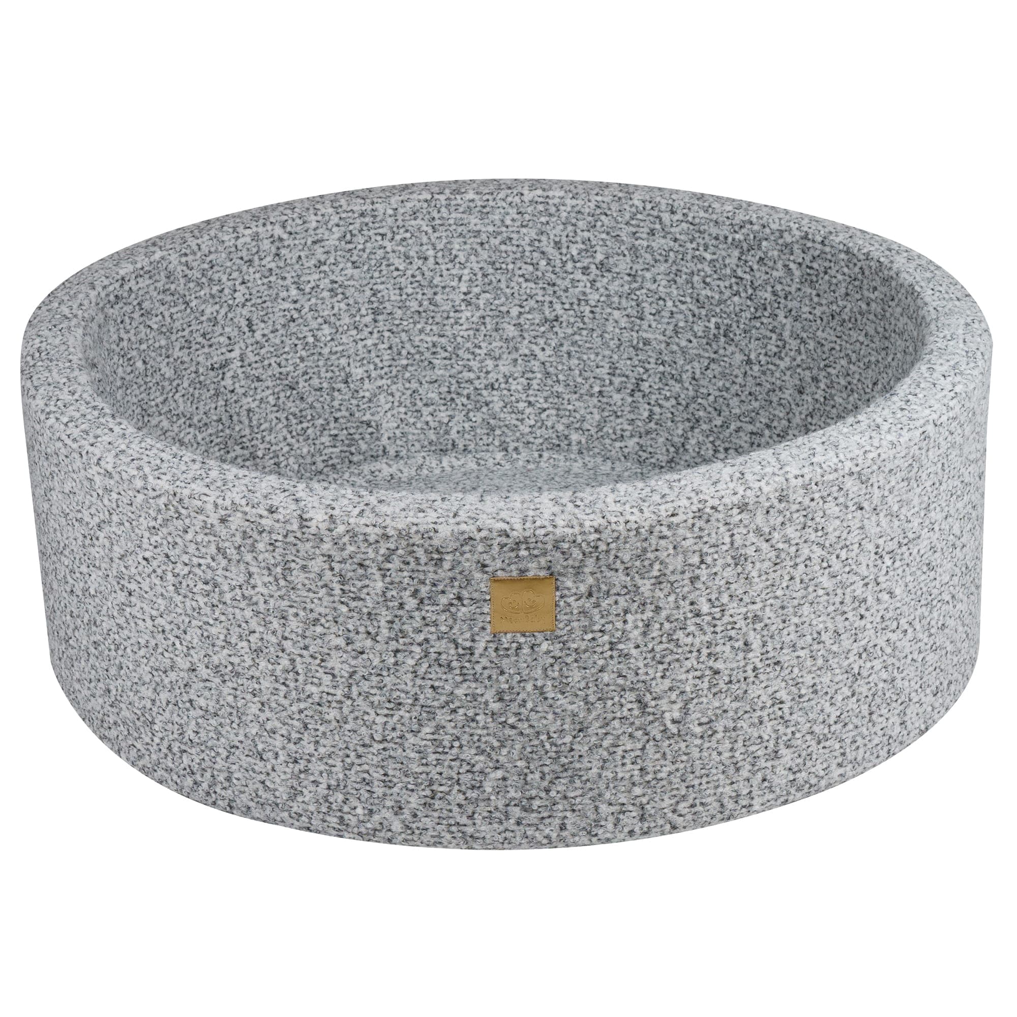 Meowbaby Boucle Foam Baby Ball Pit Grey Melange