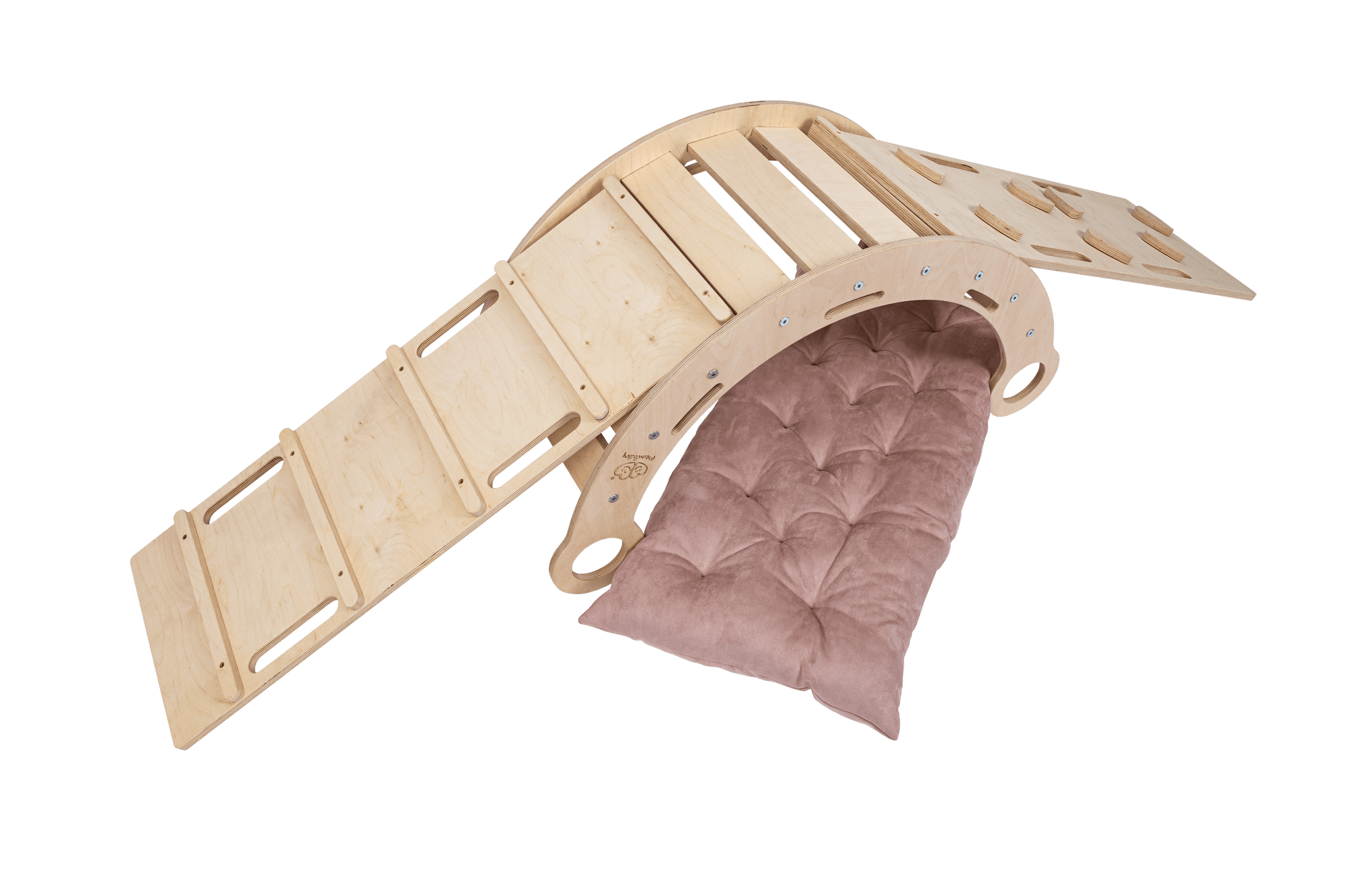 Meowbaby Bujak dla Dziecka Montessori - Dream Rocker | Naturalny