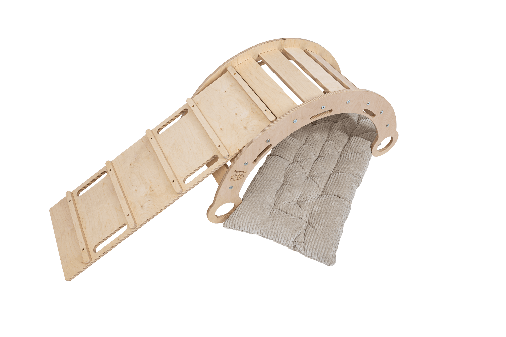 Meowbaby Bujak dla Dziecka Montessori - Dream Rocker | Naturalny