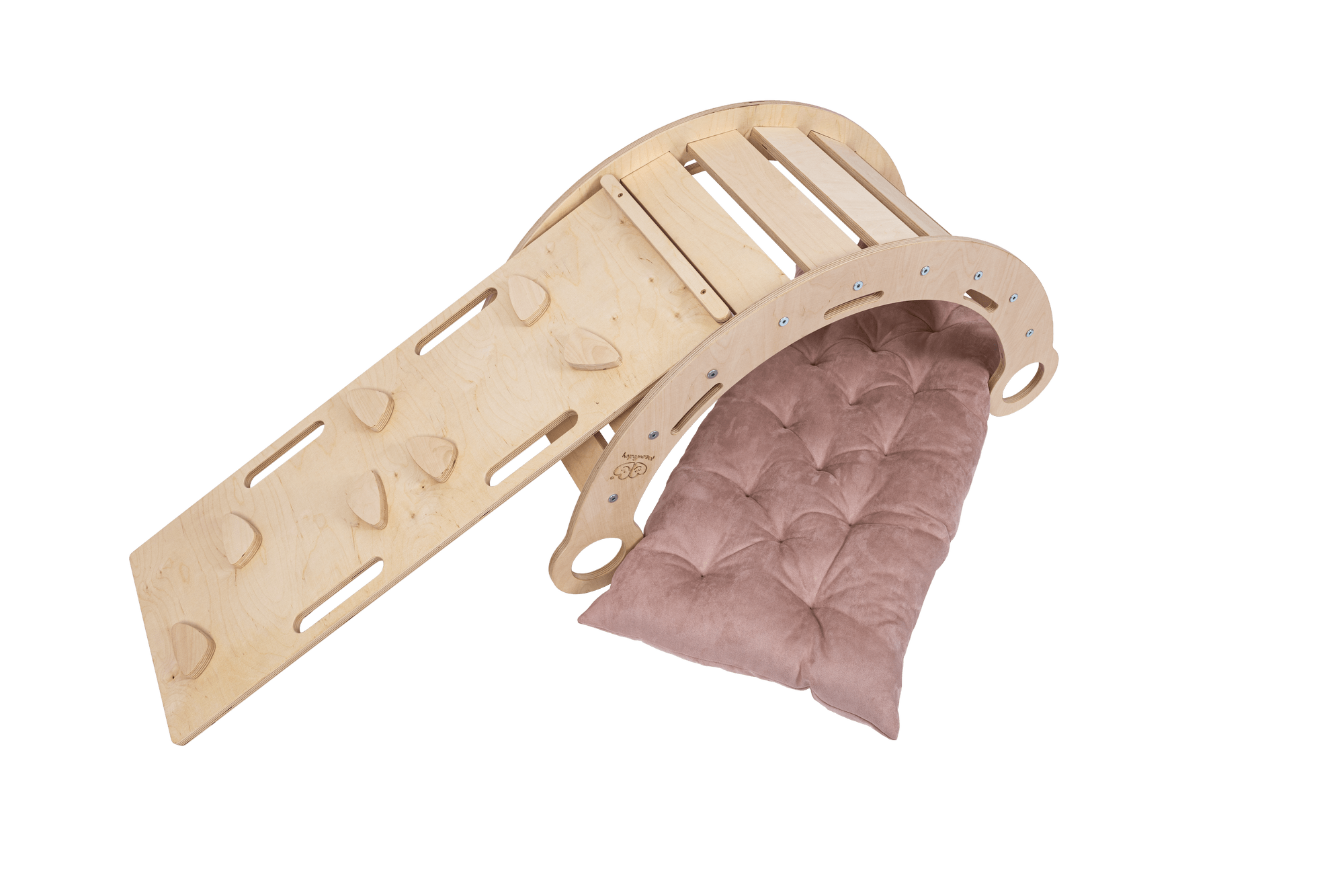 Meowbaby Bujak dla Dziecka Montessori - Dream Rocker | Naturalny