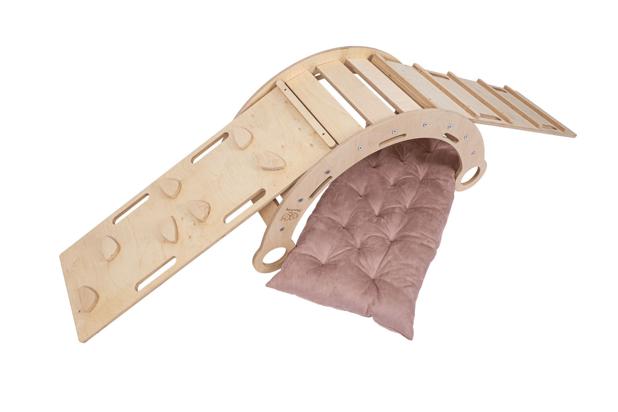 Meowbaby Bujak dla Dziecka Montessori - Dream Rocker | Naturalny