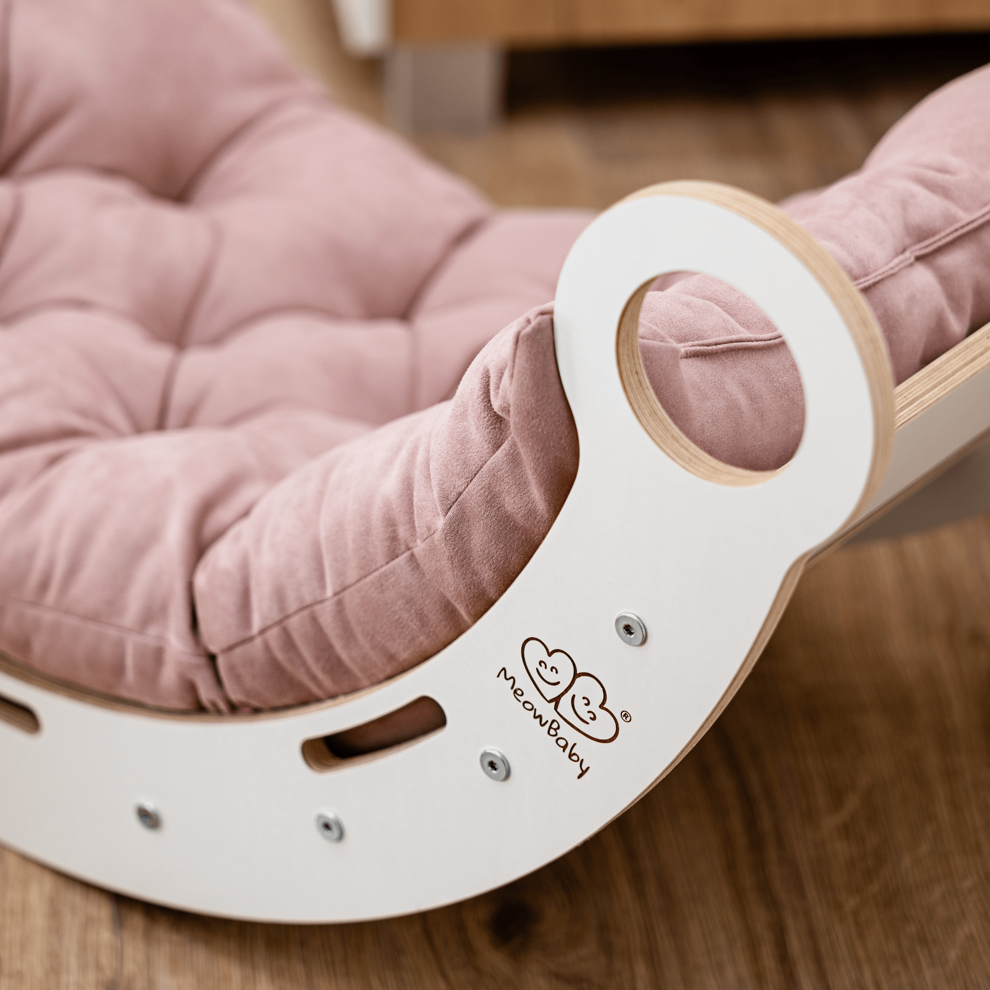 Meowbaby Bujak dla Dziecka Montessori - Dream Rocker | Naturalny