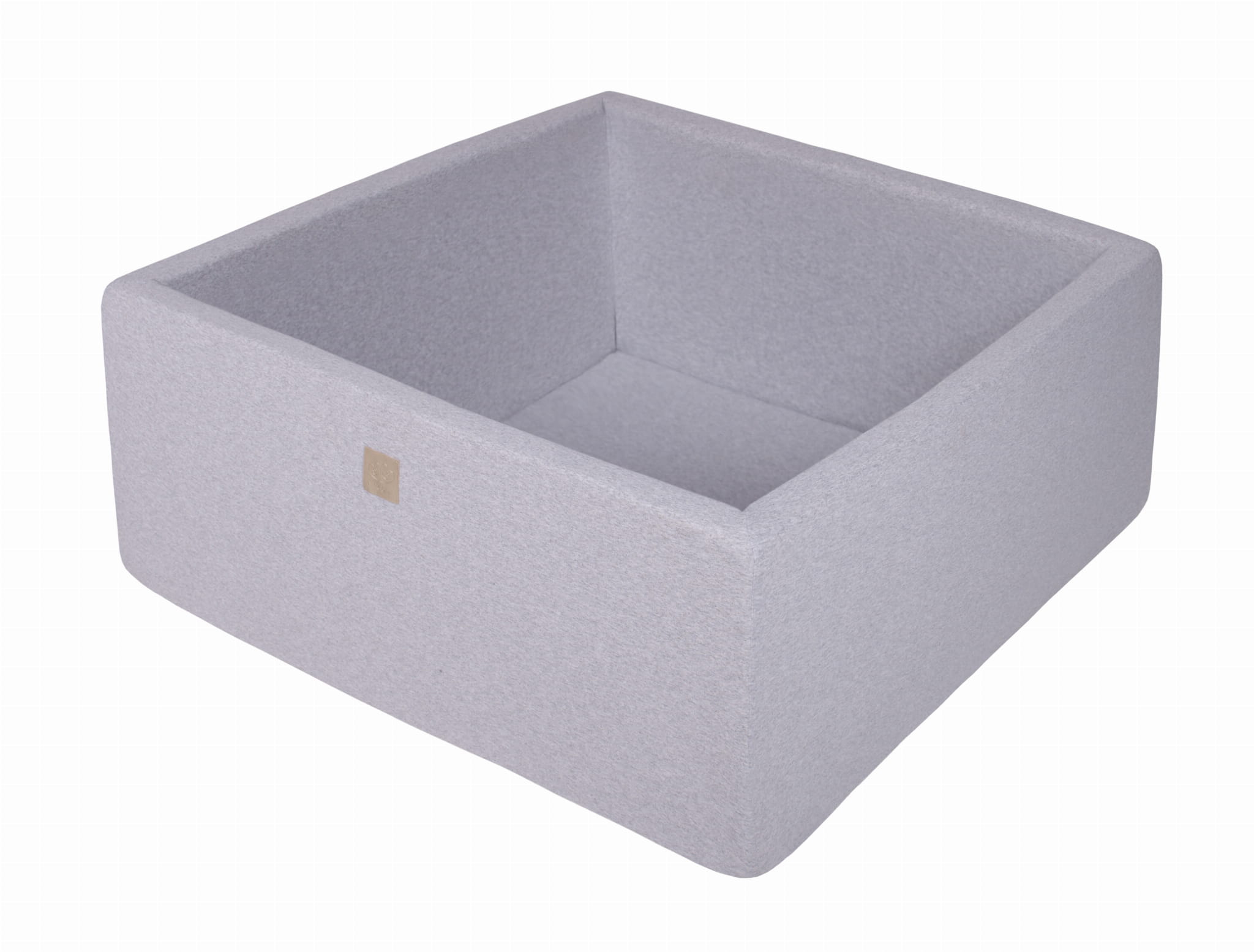 Meowbaby Cotton Ball Pit Light Grey Square Balls to Choose