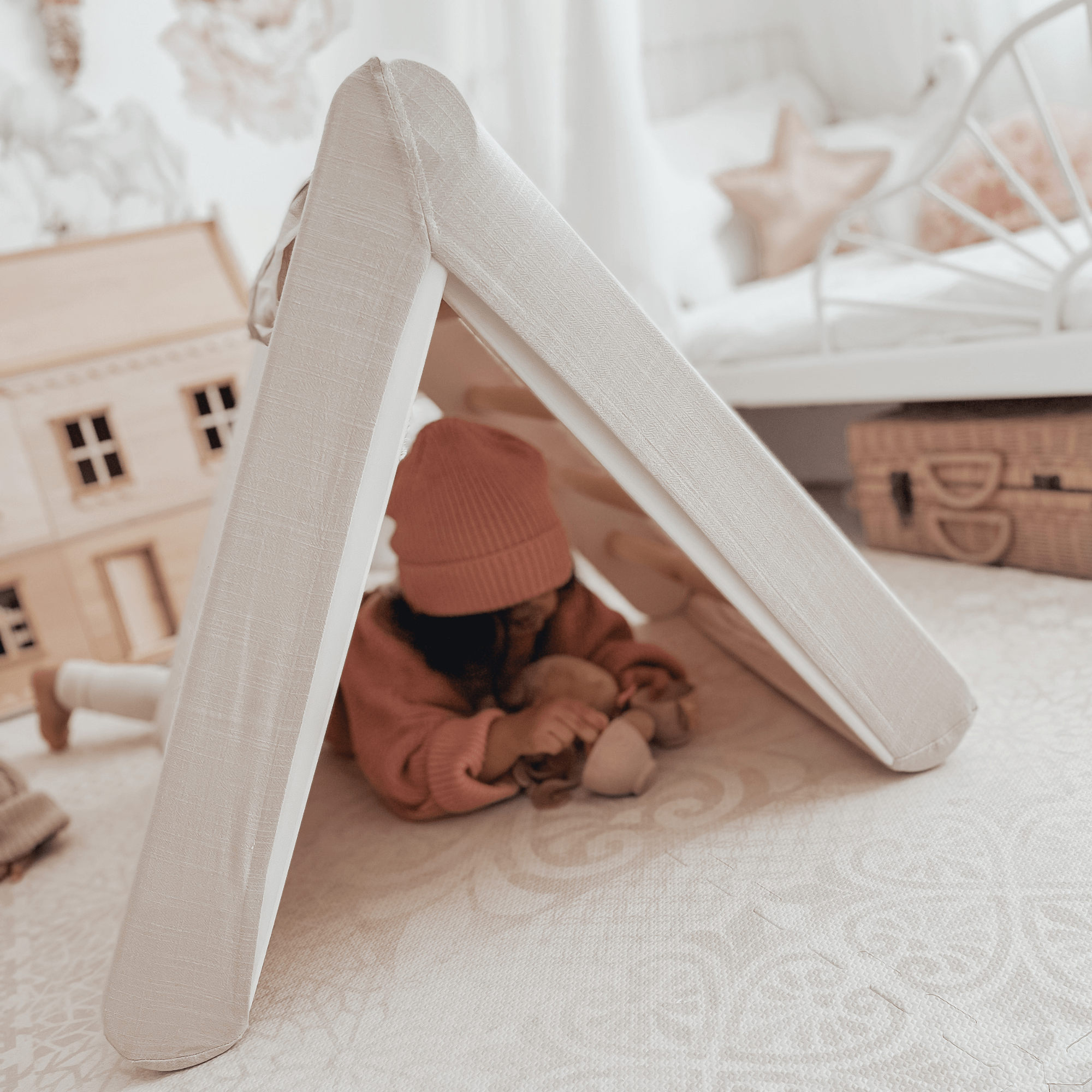 Meowbaby Drabinka dla Dziecka Montessori - Stabilna i Bezpieczna