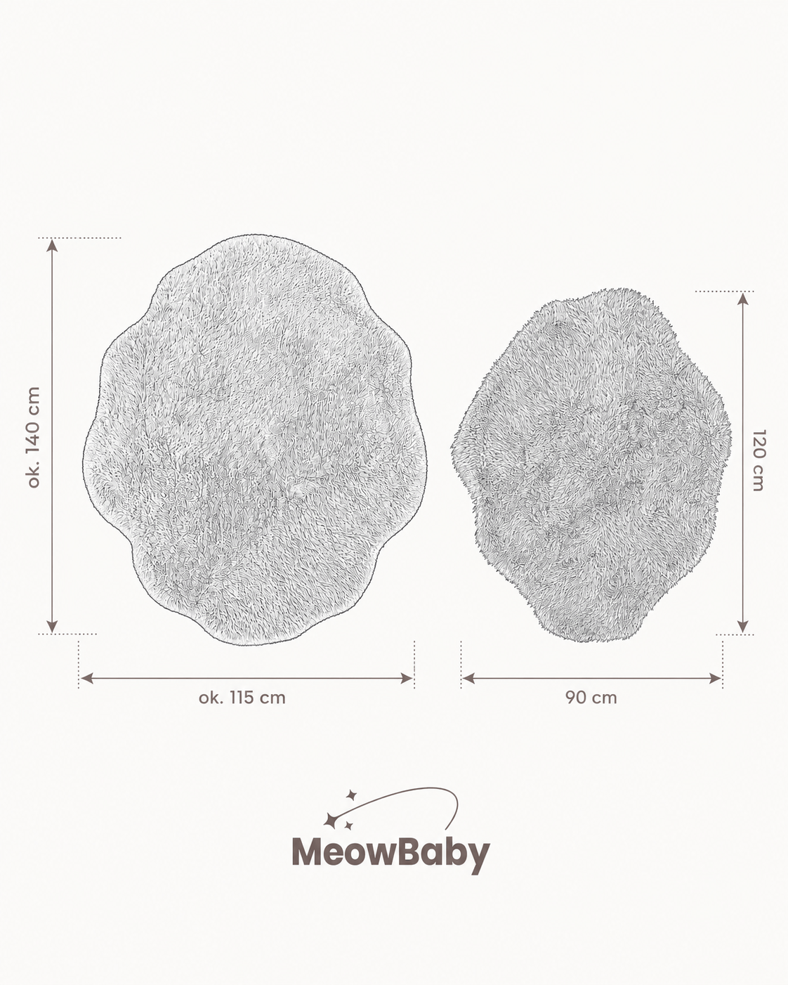Meowbaby Dywan | 2 rozmiary | Mammoth