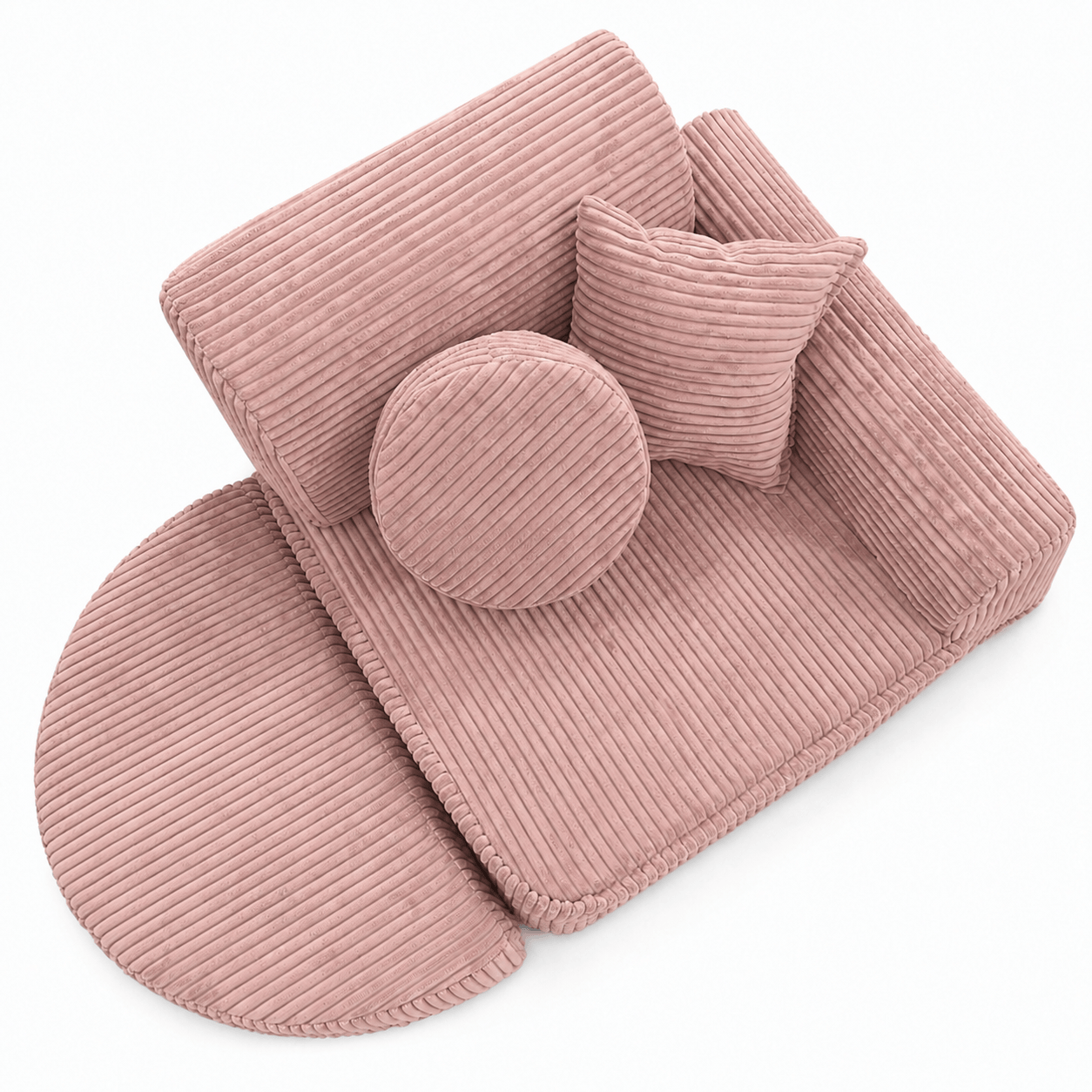Meowbaby Fotel Modułowy dla Dziecka – 6 Elementów | Aesthetic | 60cm