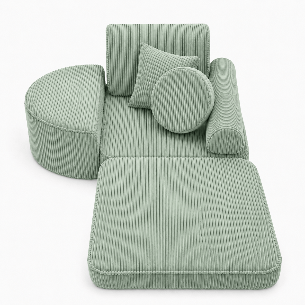Meowbaby Fotel Modułowy dla Dziecka – 6 Elementów | Aesthetic | 60cm