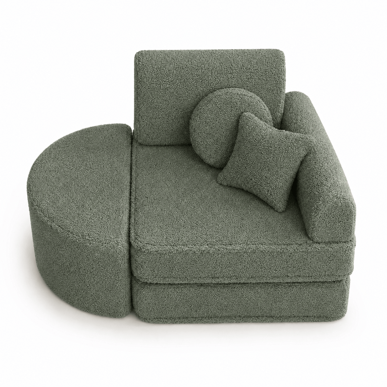 Meowbaby Fotel Modułowy dla Dziecka – 6 Elementów | Bearly | 60cm