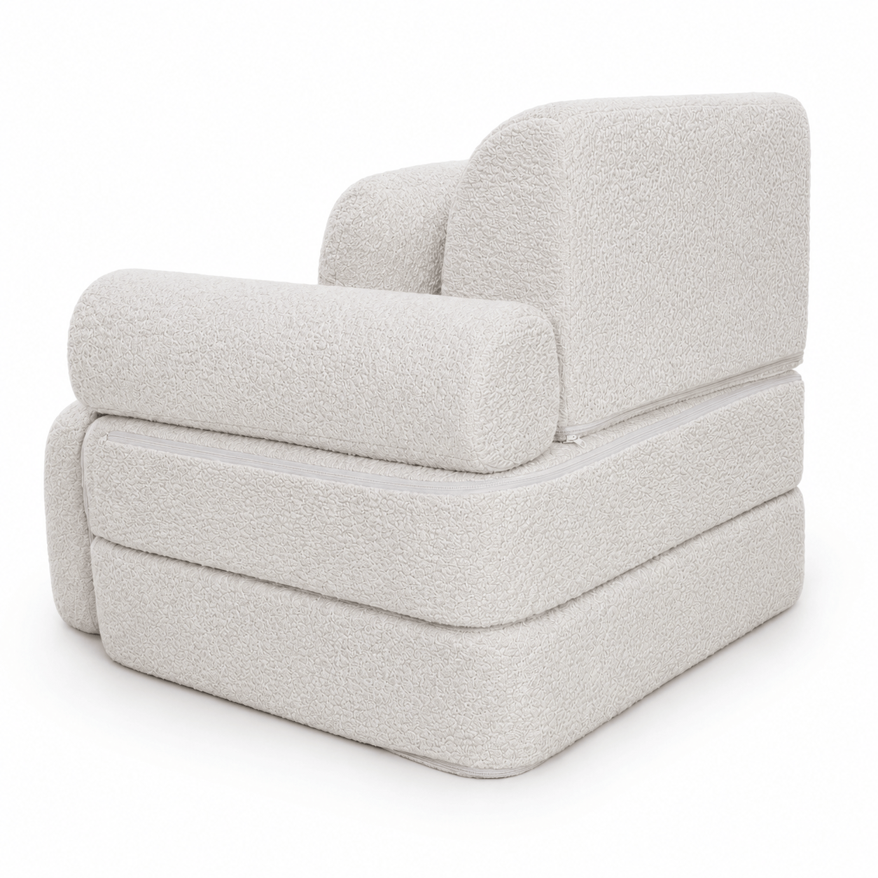 Meowbaby Fotel Modułowy dla Dziecka – 6 Elementów | Boucle | 60cm