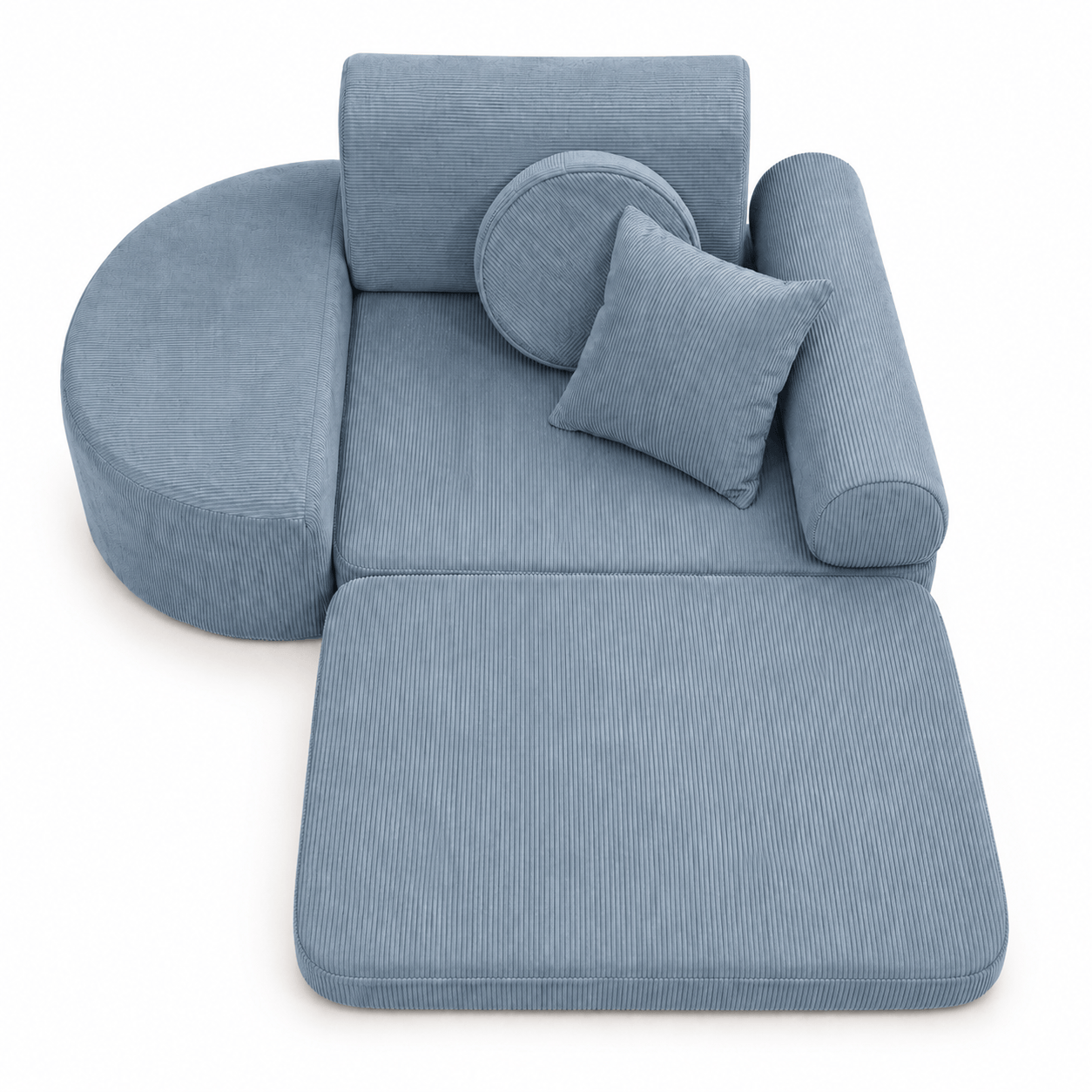 Meowbaby Fotel Modułowy dla Dziecka – 6 Elementów | Slimcord | 60cm