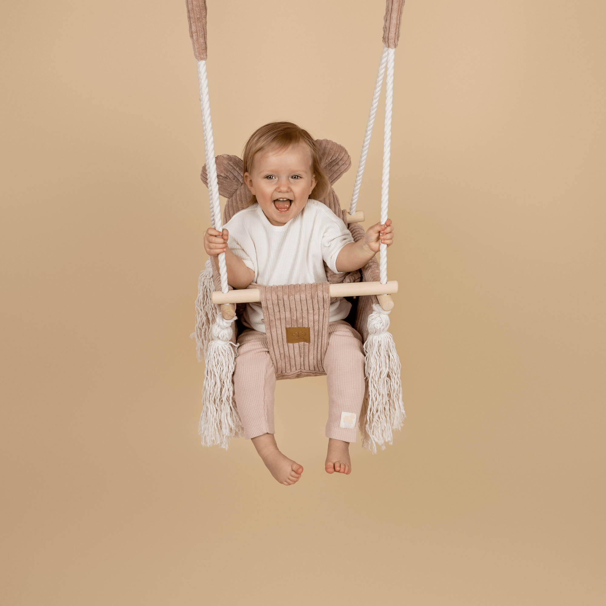 Meowbaby Huśtawka dla Dziecka do Domu – Bear Swing | Aesthetic