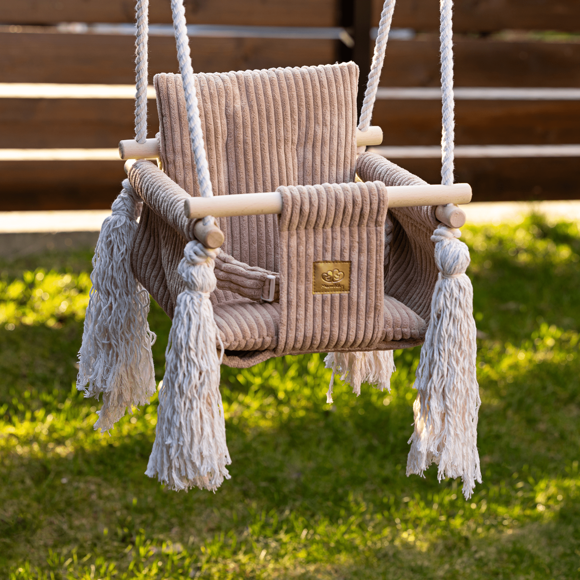 Meowbaby Huśtawka dla Dziecka do Domu – Square Swing | Aesthetic