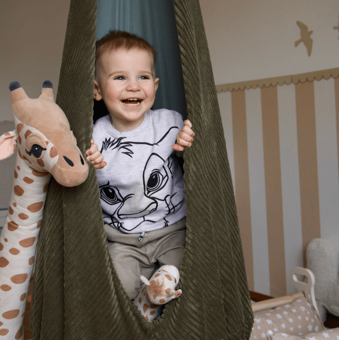Meowbaby Huśtawka Kokon dla Dzieci | Aesthetic