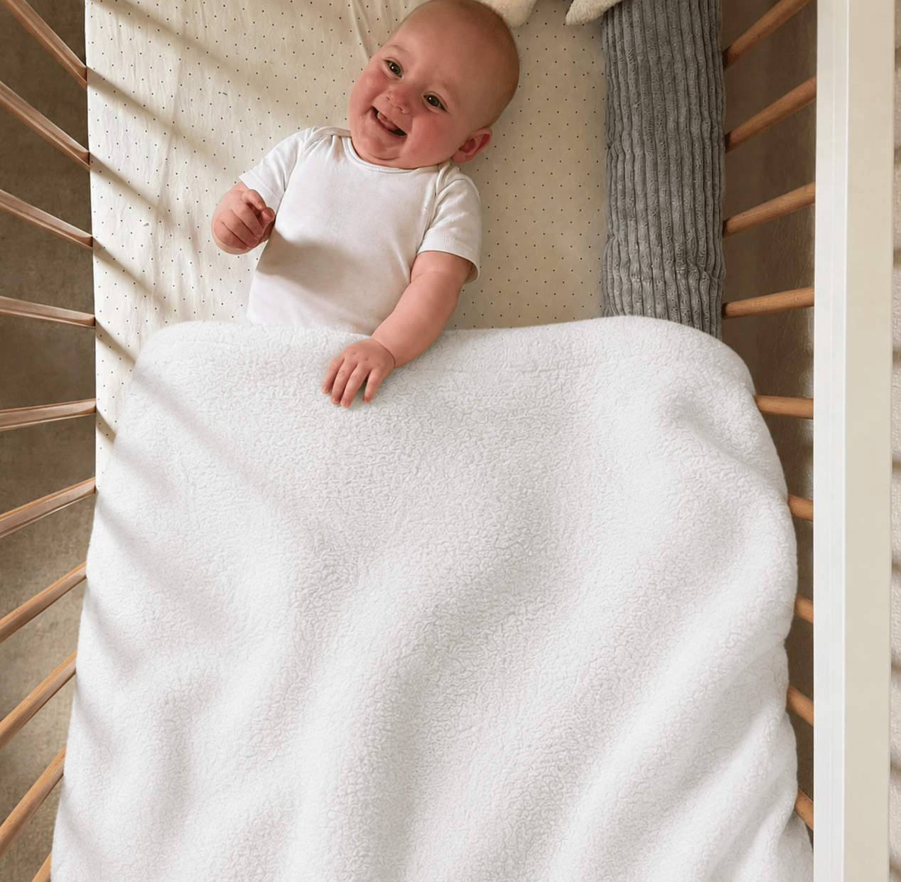 Meowbaby Kocyk Niemowlęcy - Miękki, Stylowy, Ciepły | Boucle