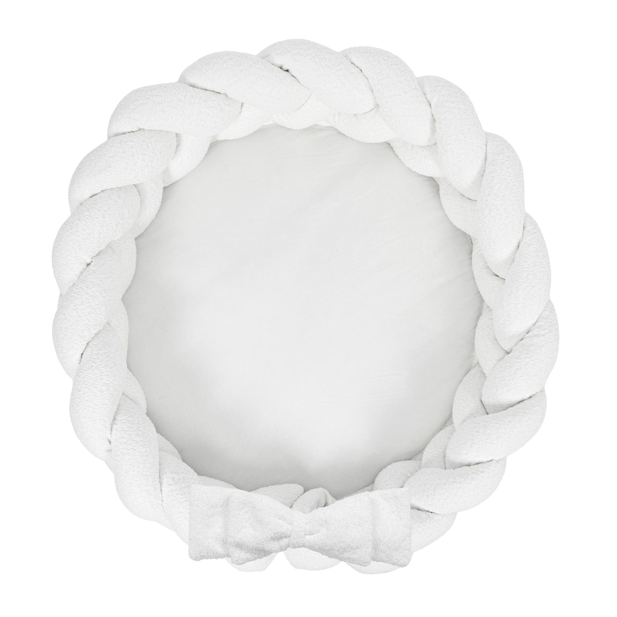 Meowbaby Kokon Niemowlęcy z Warkoczem Ochronnym - Mata do Zabawy | Boucle