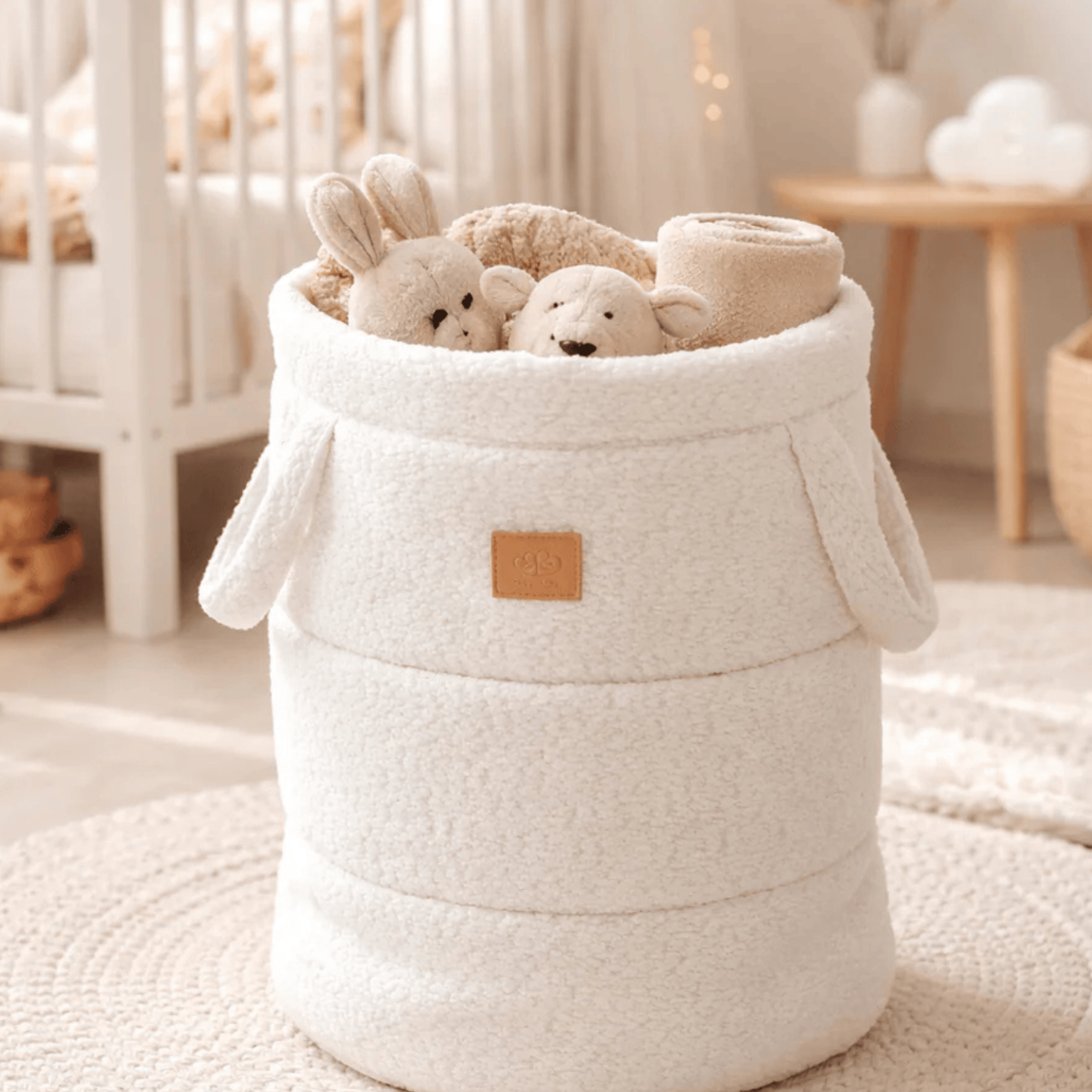 Meowbaby Kosz na Zabawki dla Dziecka – Organizer do Pokoju | Boucle