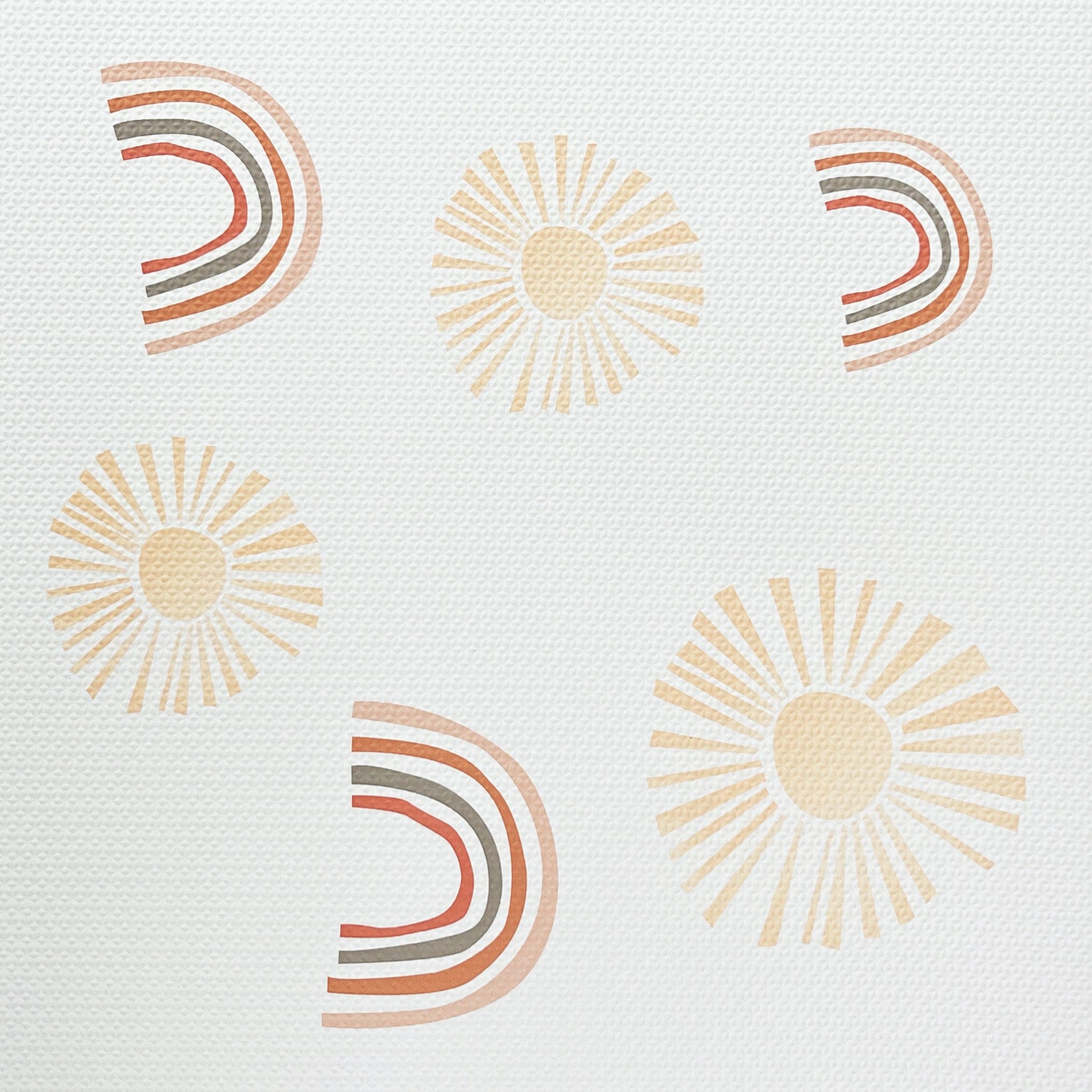 MeowBaby Mata Piankowa Puzzle MeowBaby – Beżowa Mata Edukacyjna | 6 elementów