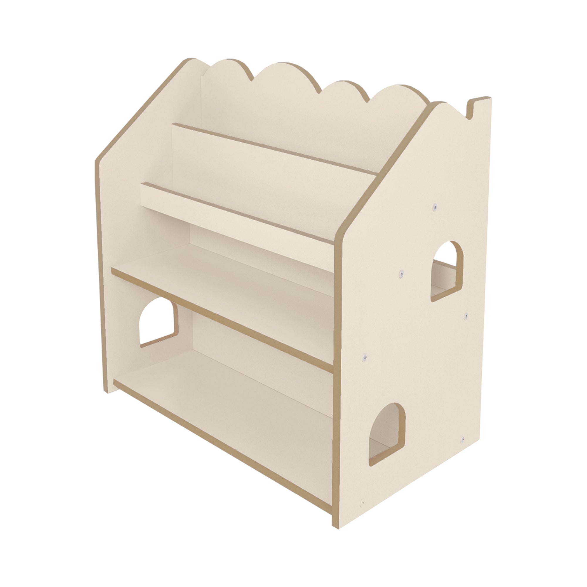 Meowbaby MeowBaby Biblioteczka Montessori – Regał Domek na Książki MDF