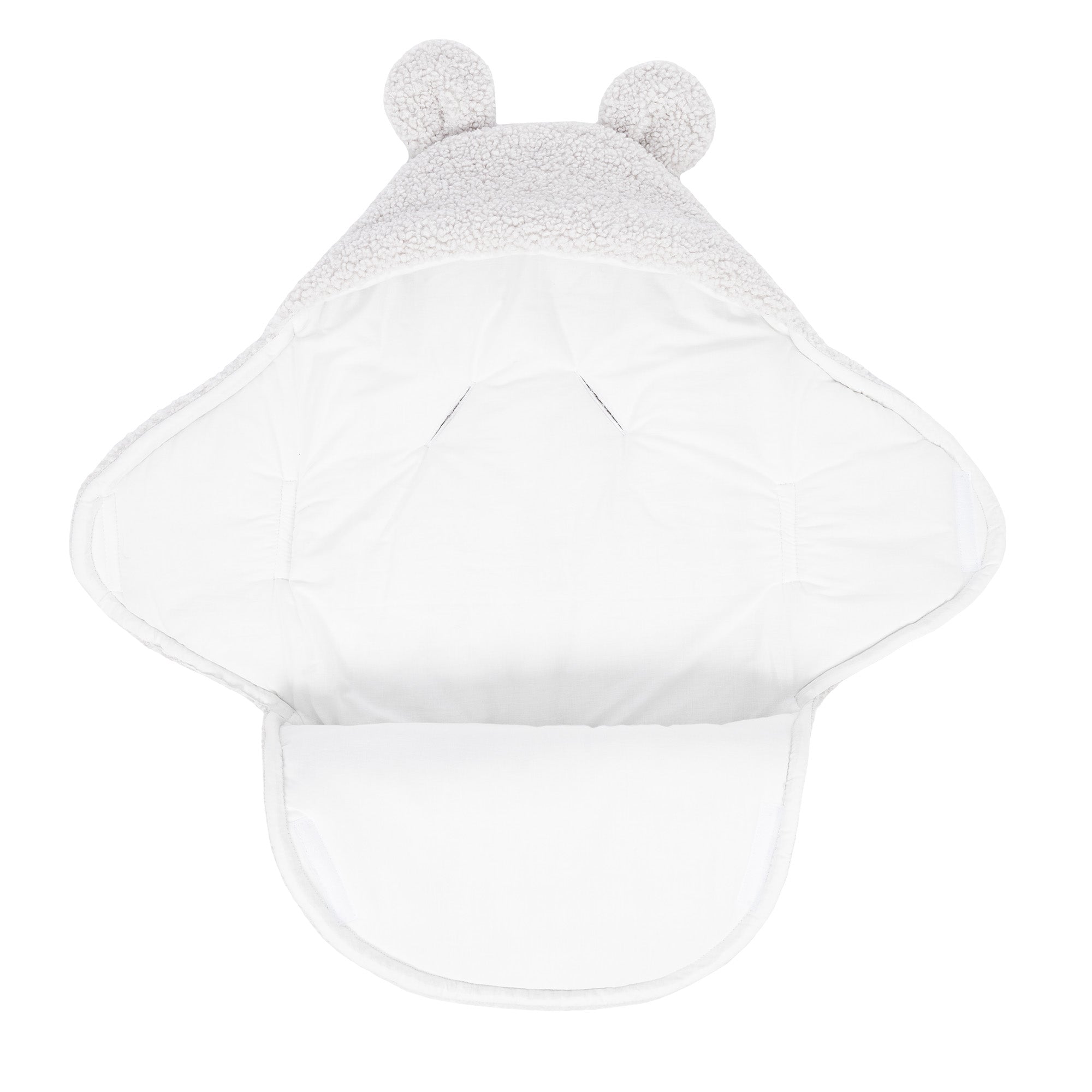 Meowbaby Otulacz dla Niemowlaka z Uszami Misia – Bearly