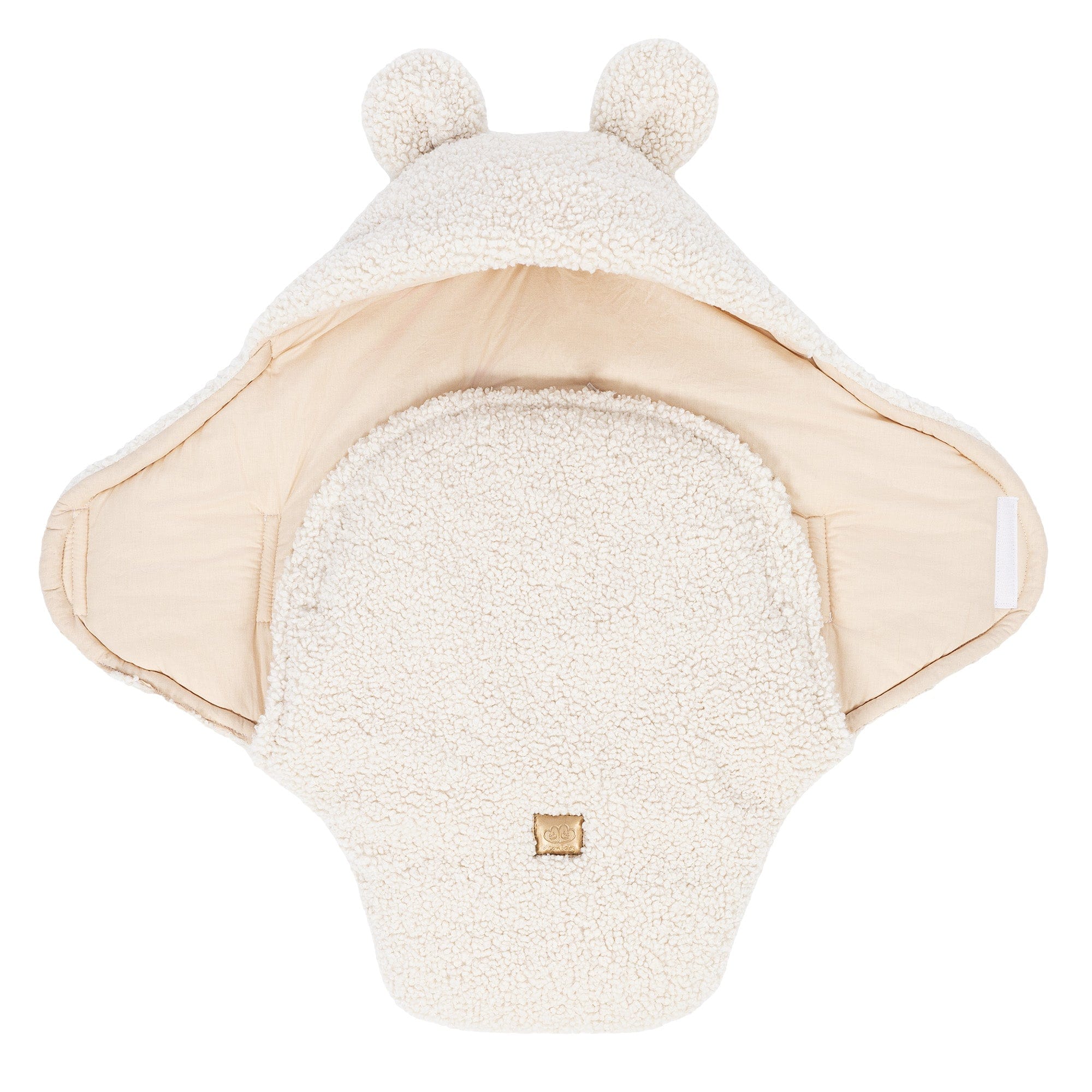 Meowbaby Otulacz dla Niemowlaka z Uszami Misia – Bearly