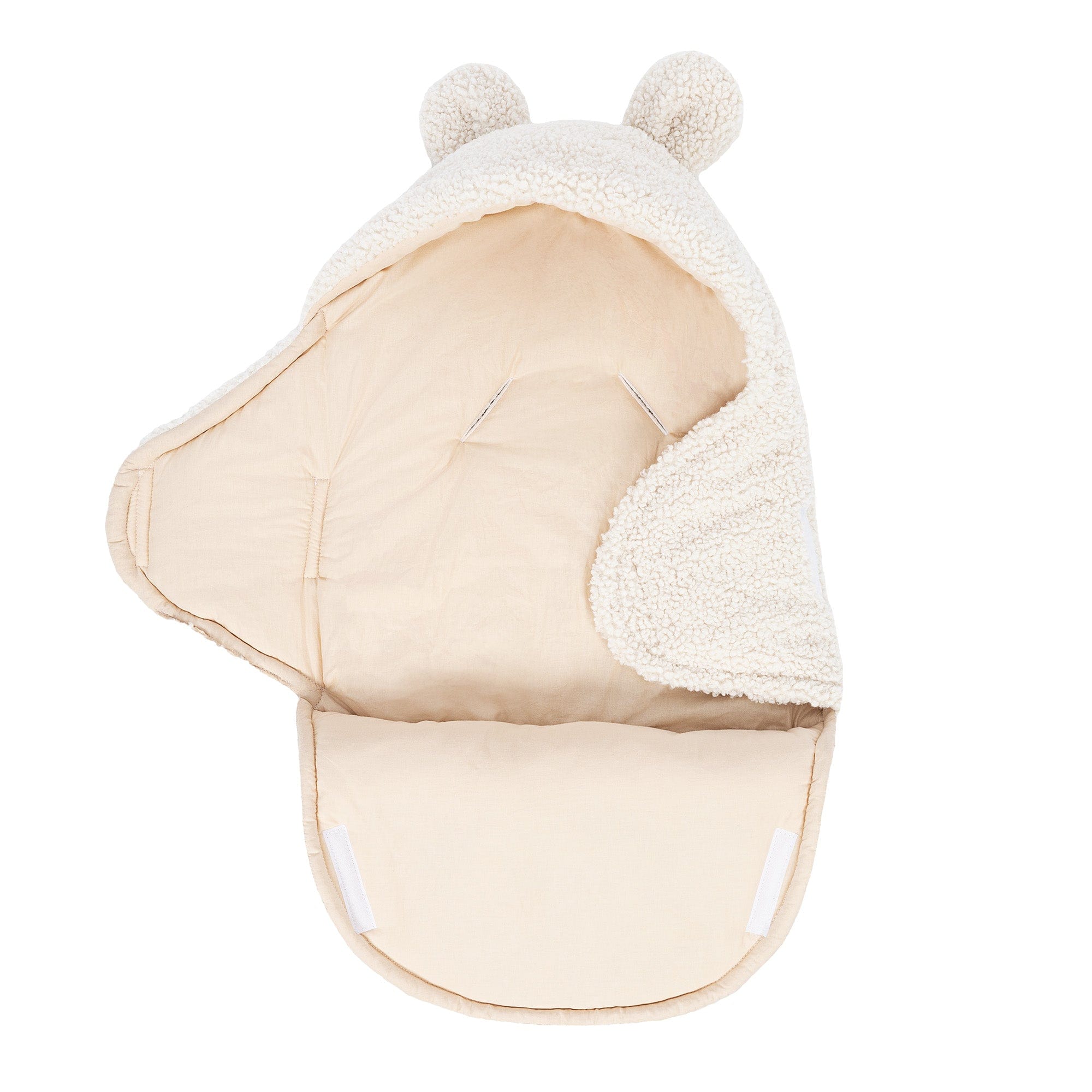 Meowbaby Otulacz dla Niemowlaka z Uszami Misia – Bearly
