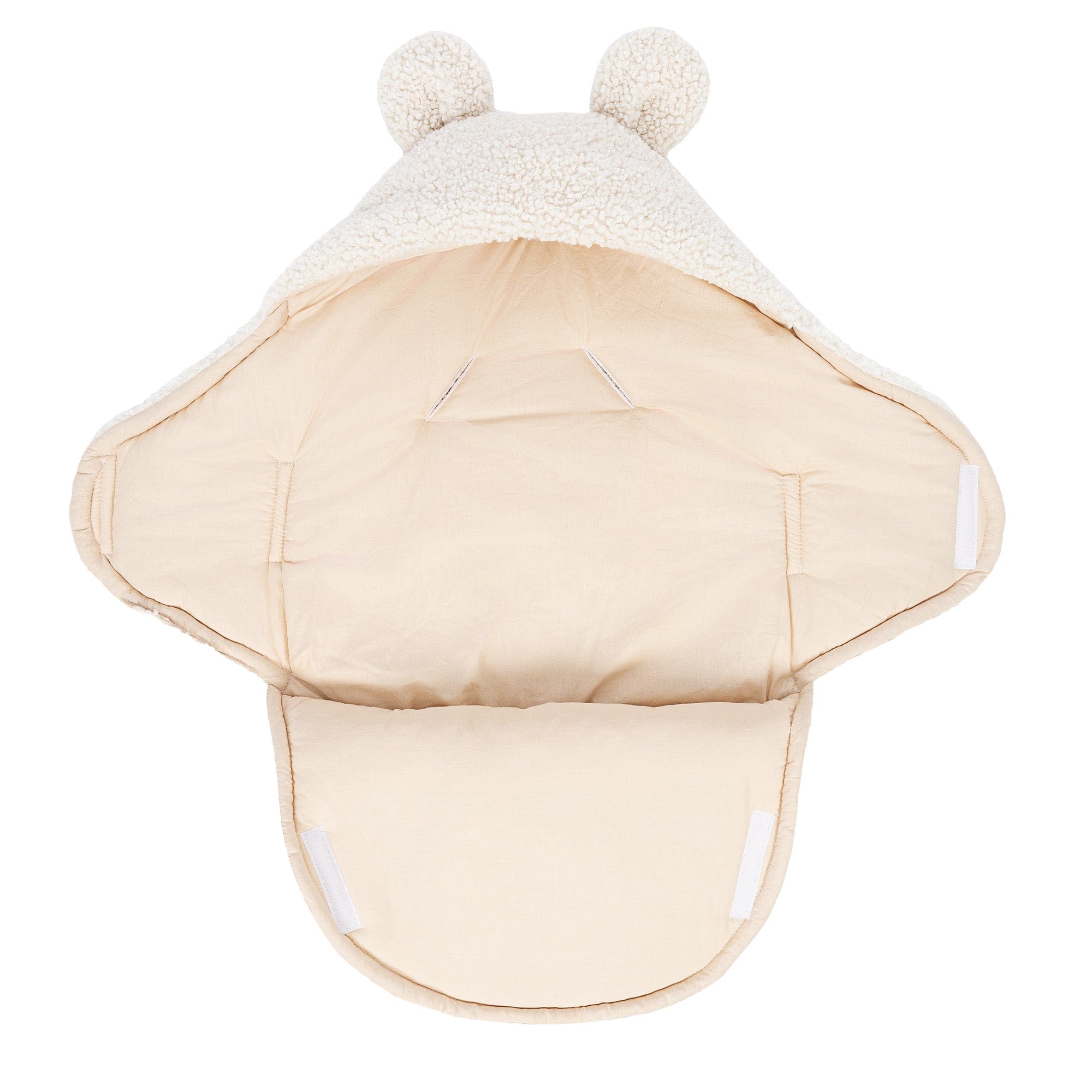 Meowbaby Otulacz dla Niemowlaka z Uszami Misia – Bearly
