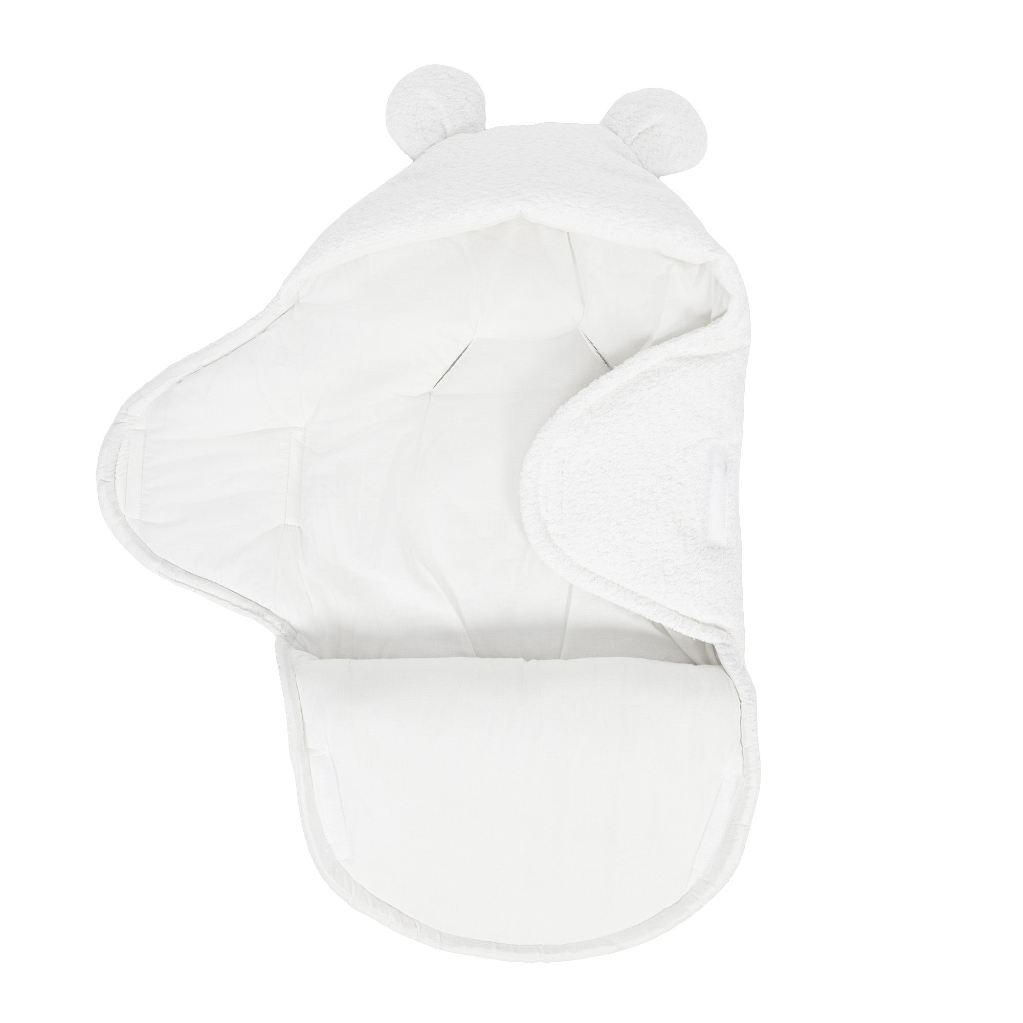 Meowbaby Otulacz dla Niemowlaka z Uszami Misia – Boucle