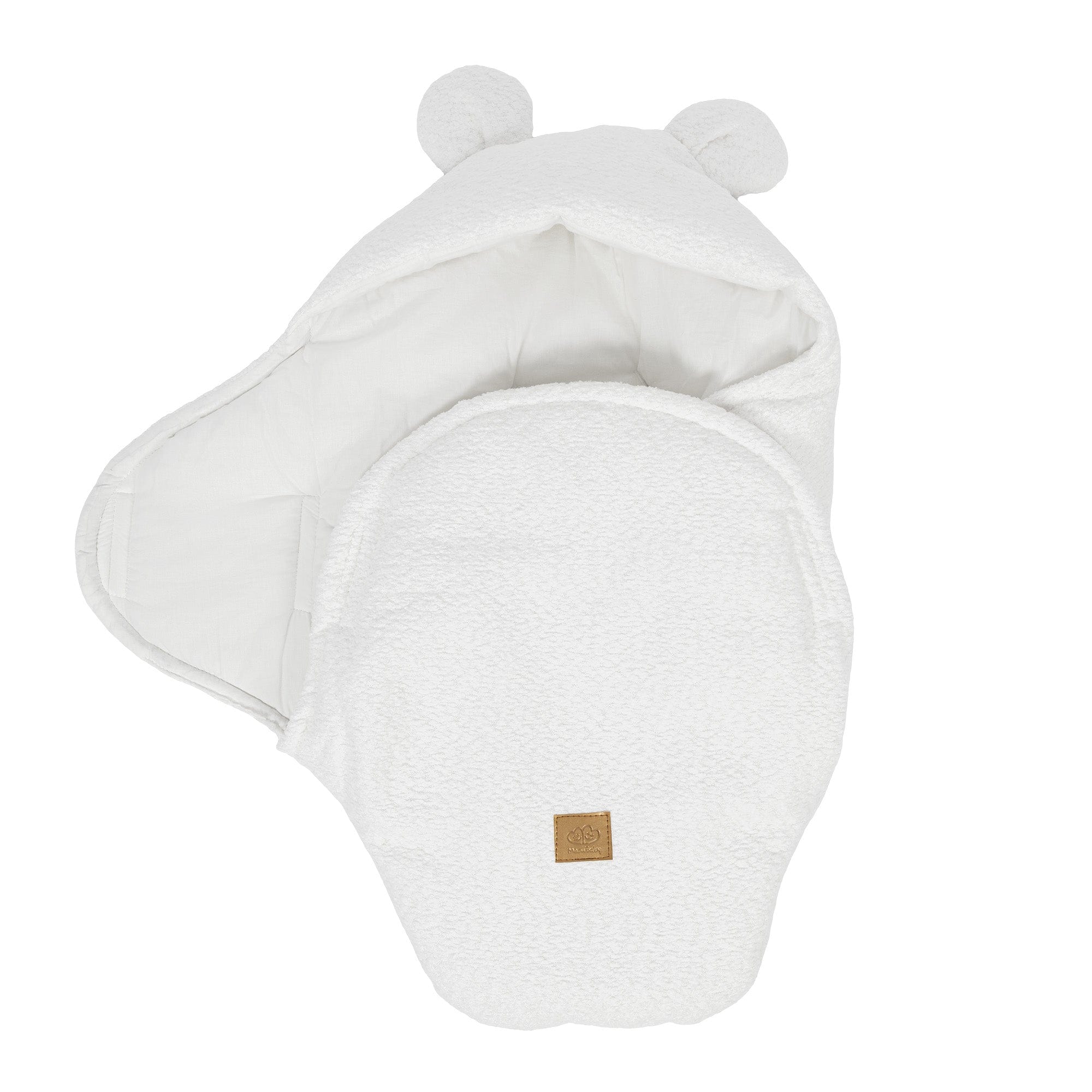 Meowbaby Otulacz dla Niemowlaka z Uszami Misia – Boucle