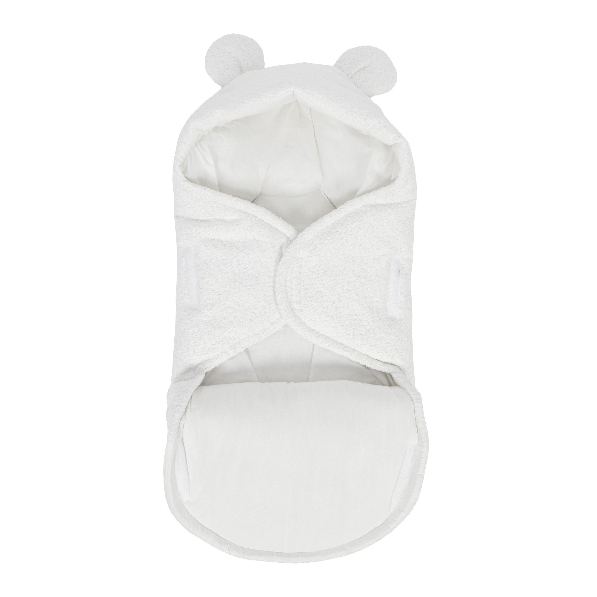 Meowbaby Otulacz dla Niemowlaka z Uszami Misia – Boucle