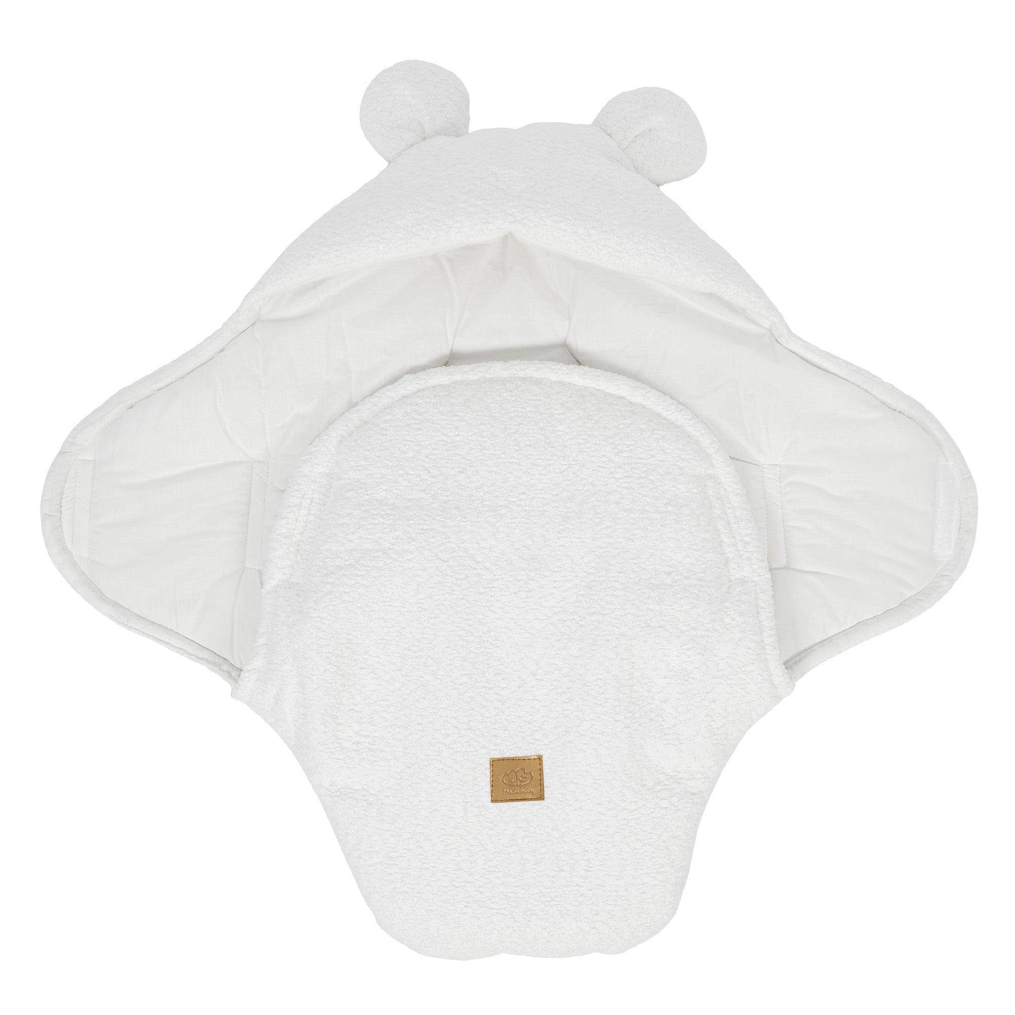 Meowbaby Otulacz dla Niemowlaka z Uszami Misia – Boucle