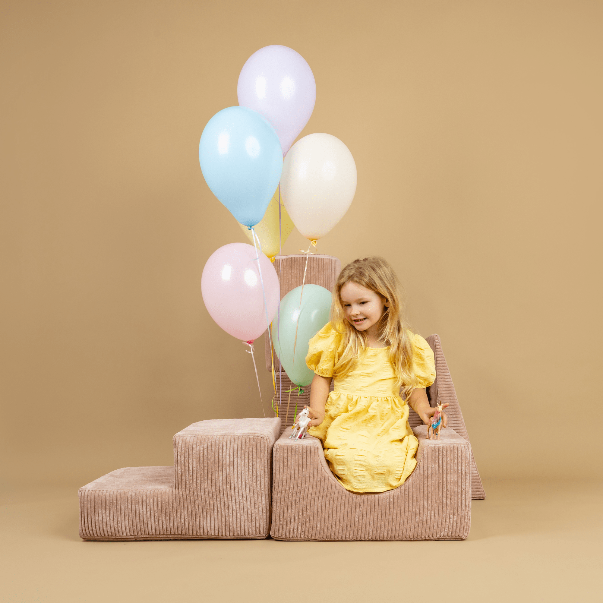 Meowbaby Piankowy Plac Zabaw dla Dzieci | Z Małym Basenem z Kulkami | Aesthetic