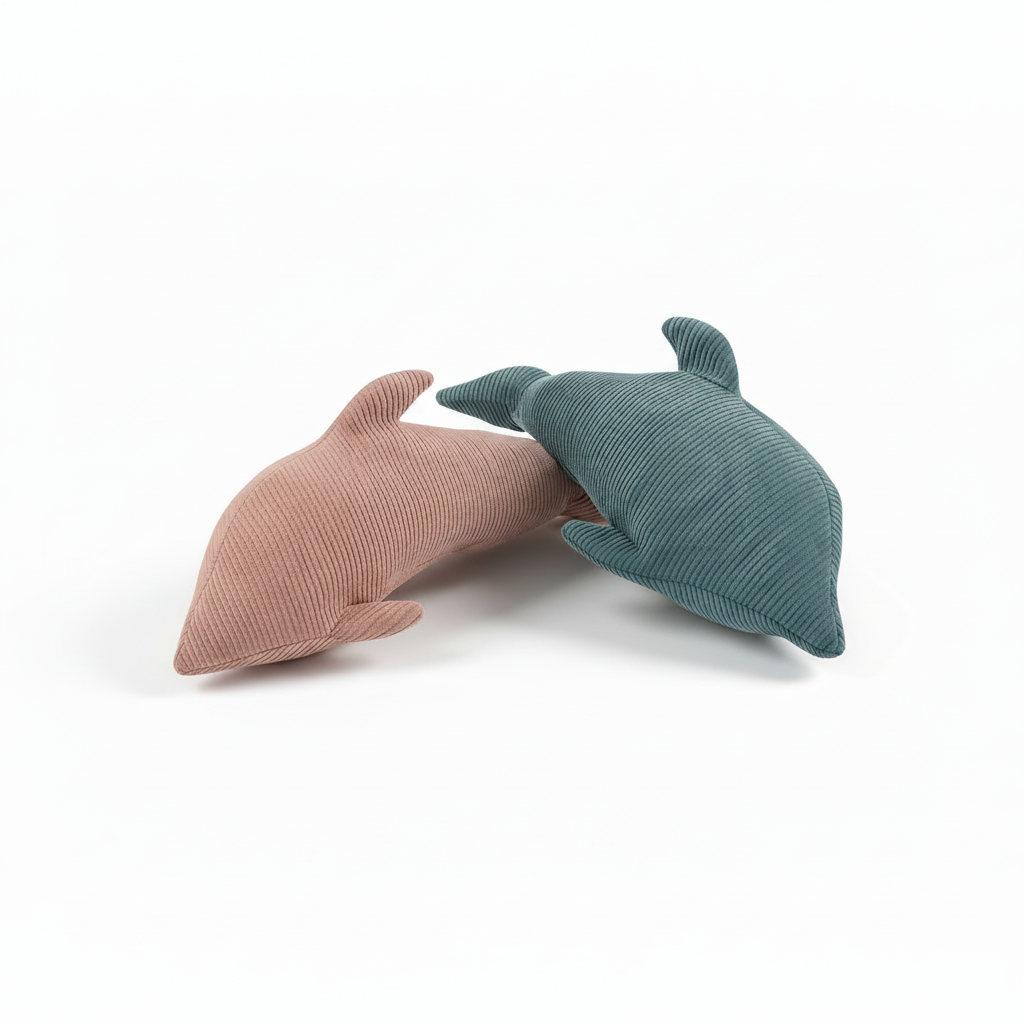 Meowbaby Poduszka Dekoracyjna dla Dzieci Delfin - Miękka i Stylowa | Slimcord