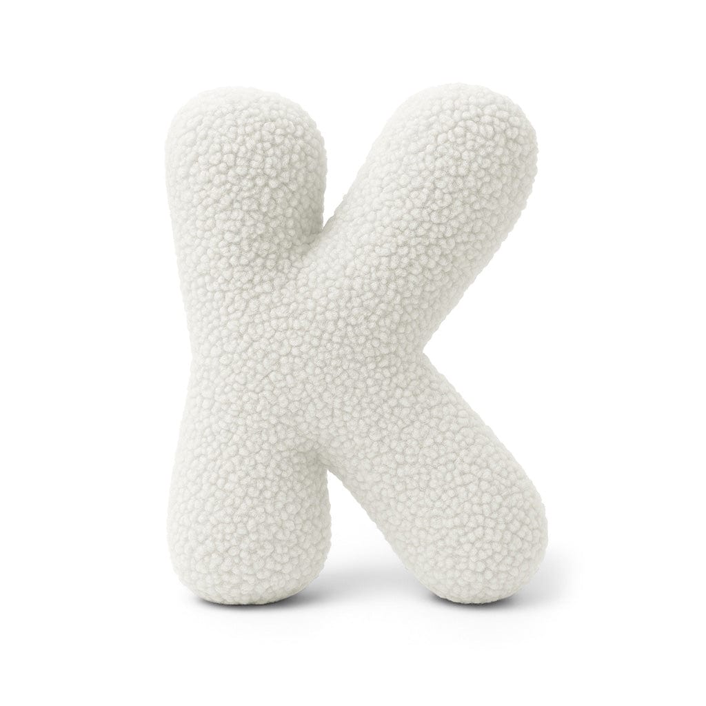 Meowbaby Poduszka Litera Alfabetu Brudna Biel | Bearly